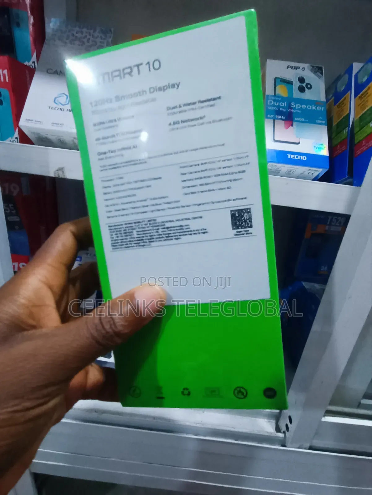 New Infinix Smart 10 64 GB Black