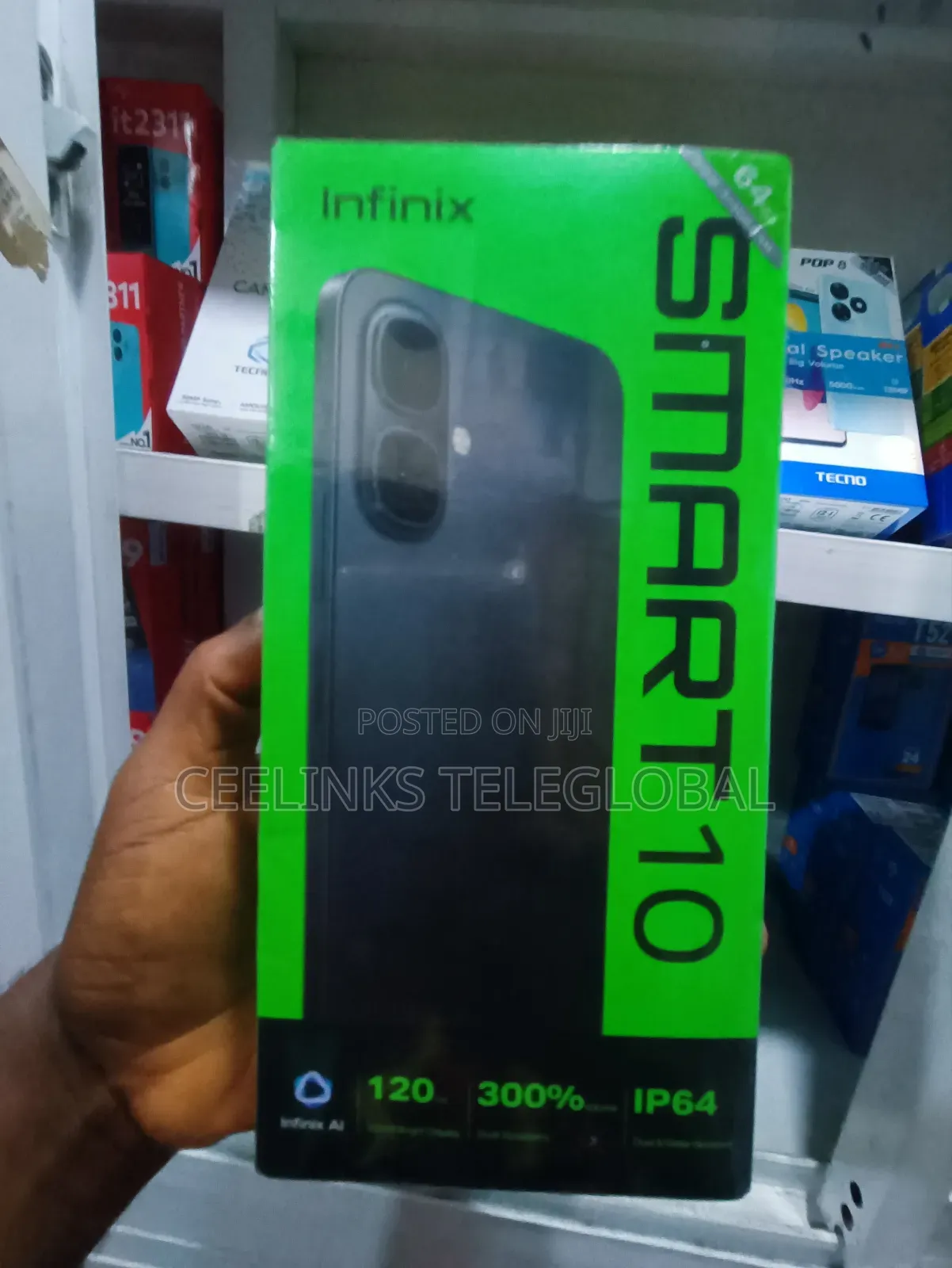 New Infinix Smart 10 64 GB Black