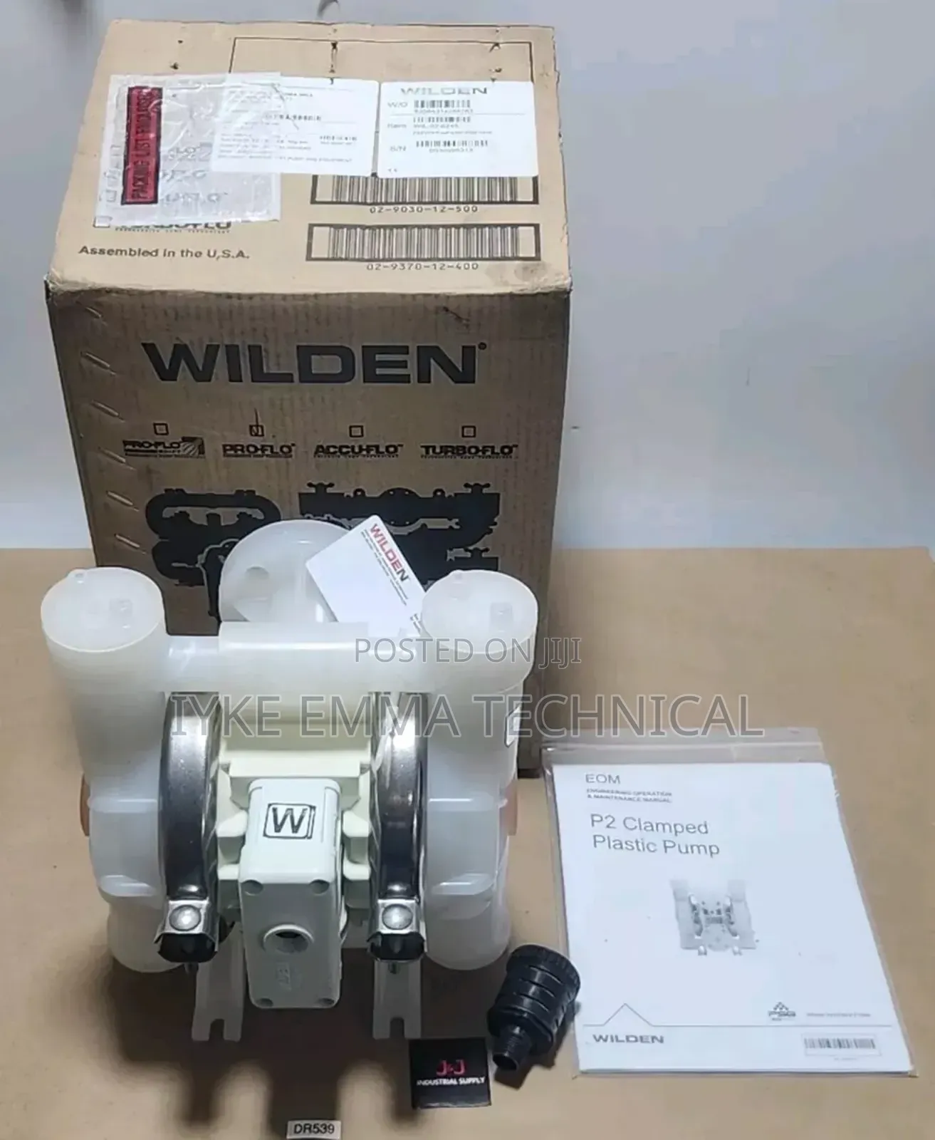 1" Teflon Wilden Double Diaphragm Pump