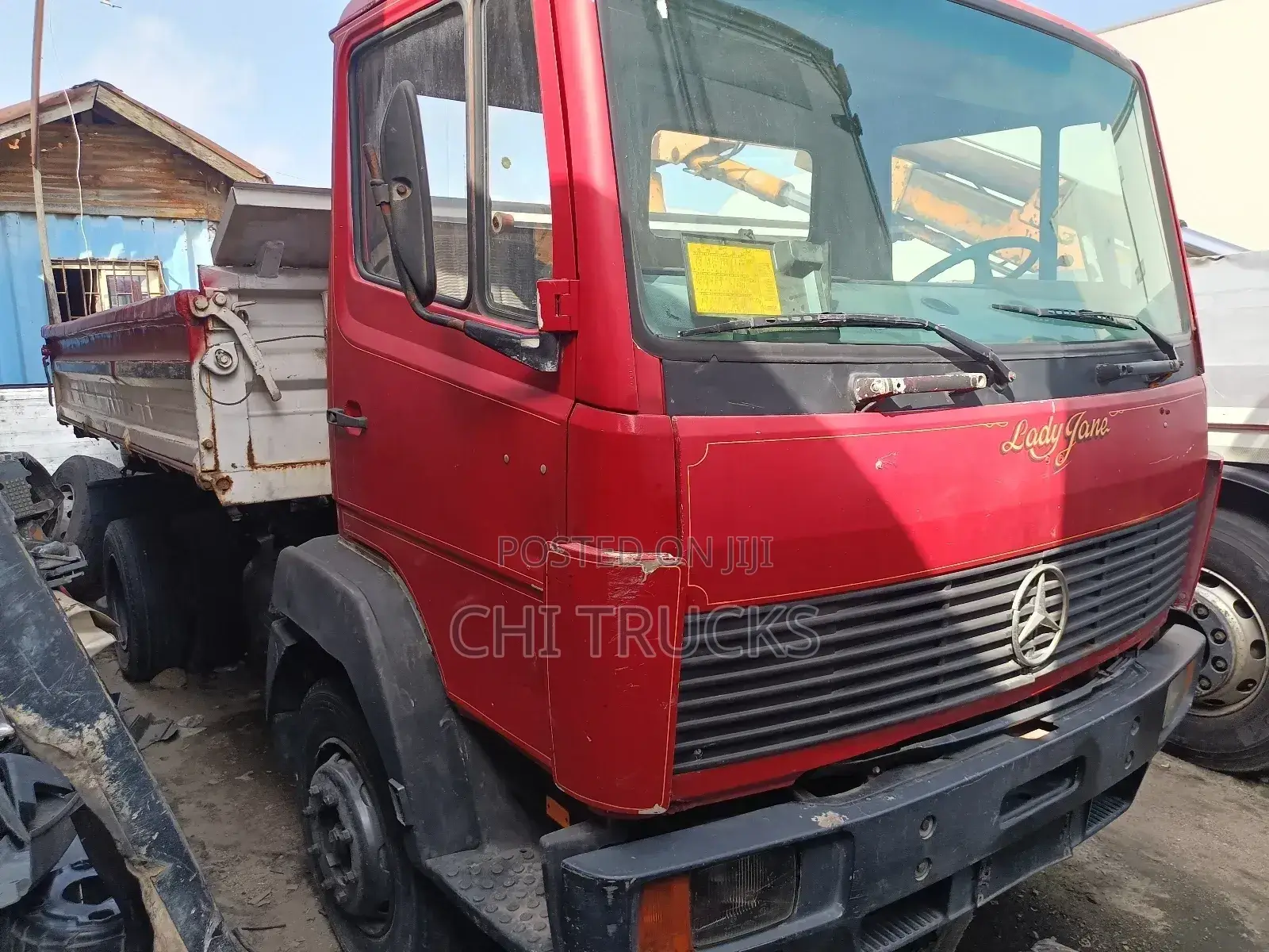 Mercedes Benz 1317 Tipper Truck Red 10tonnage 8bolt