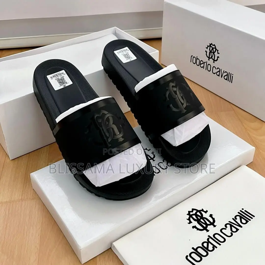 Roberto Cavalli Premium Luxury Quality Slides