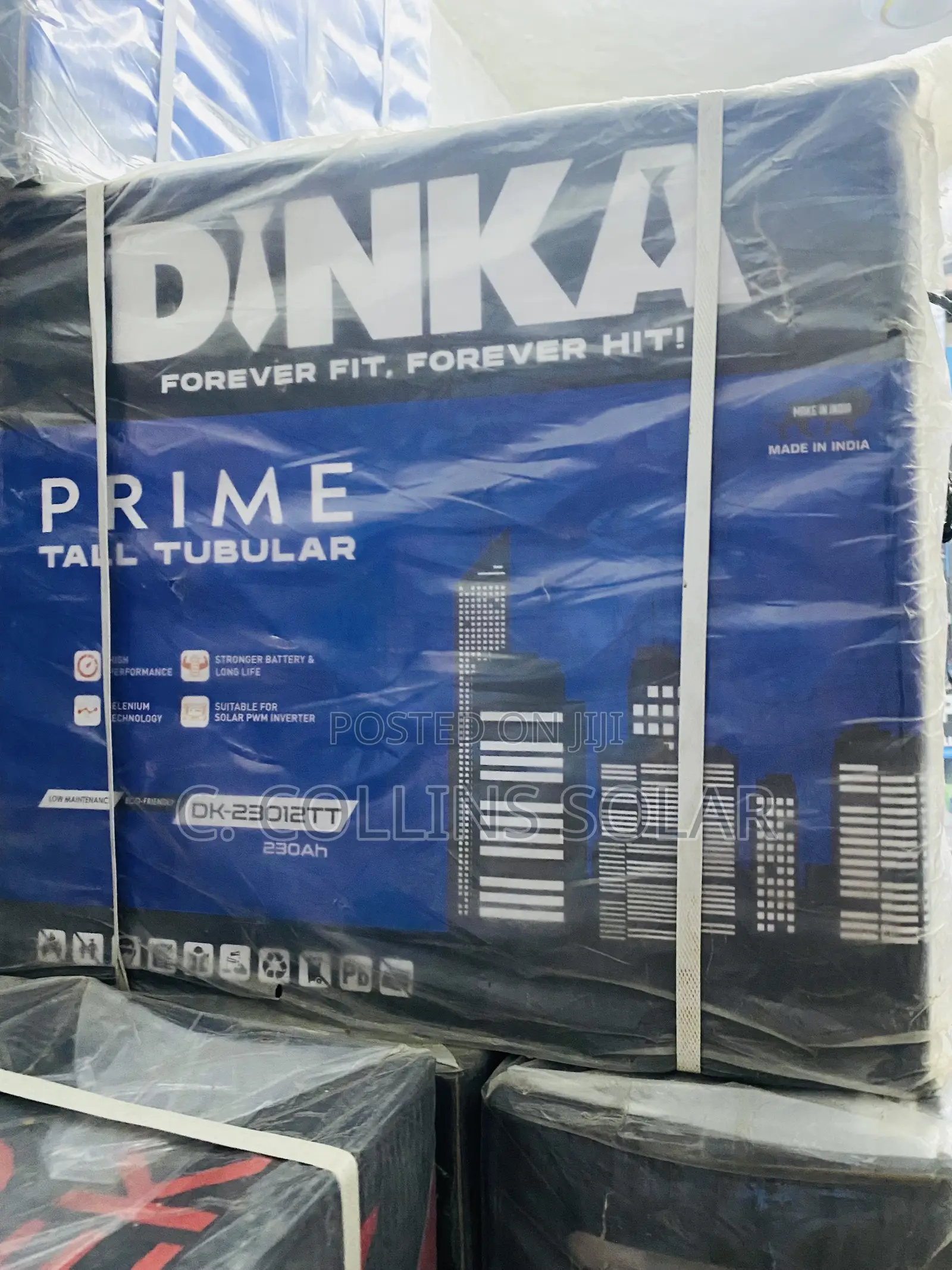 Dinka 230ah Tubular Battery
