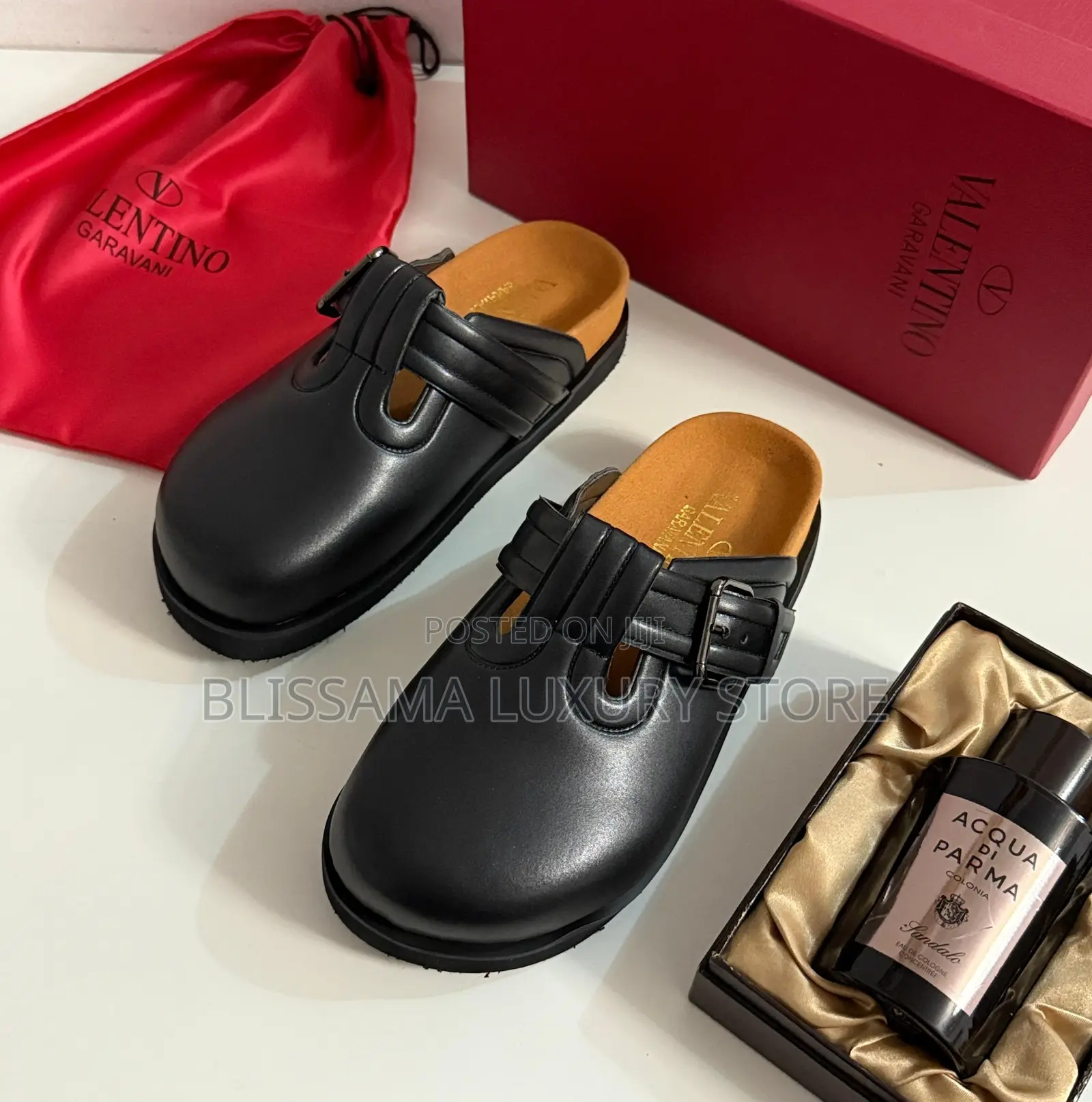 Valentine Garavani Premium Luxury Leather Mules