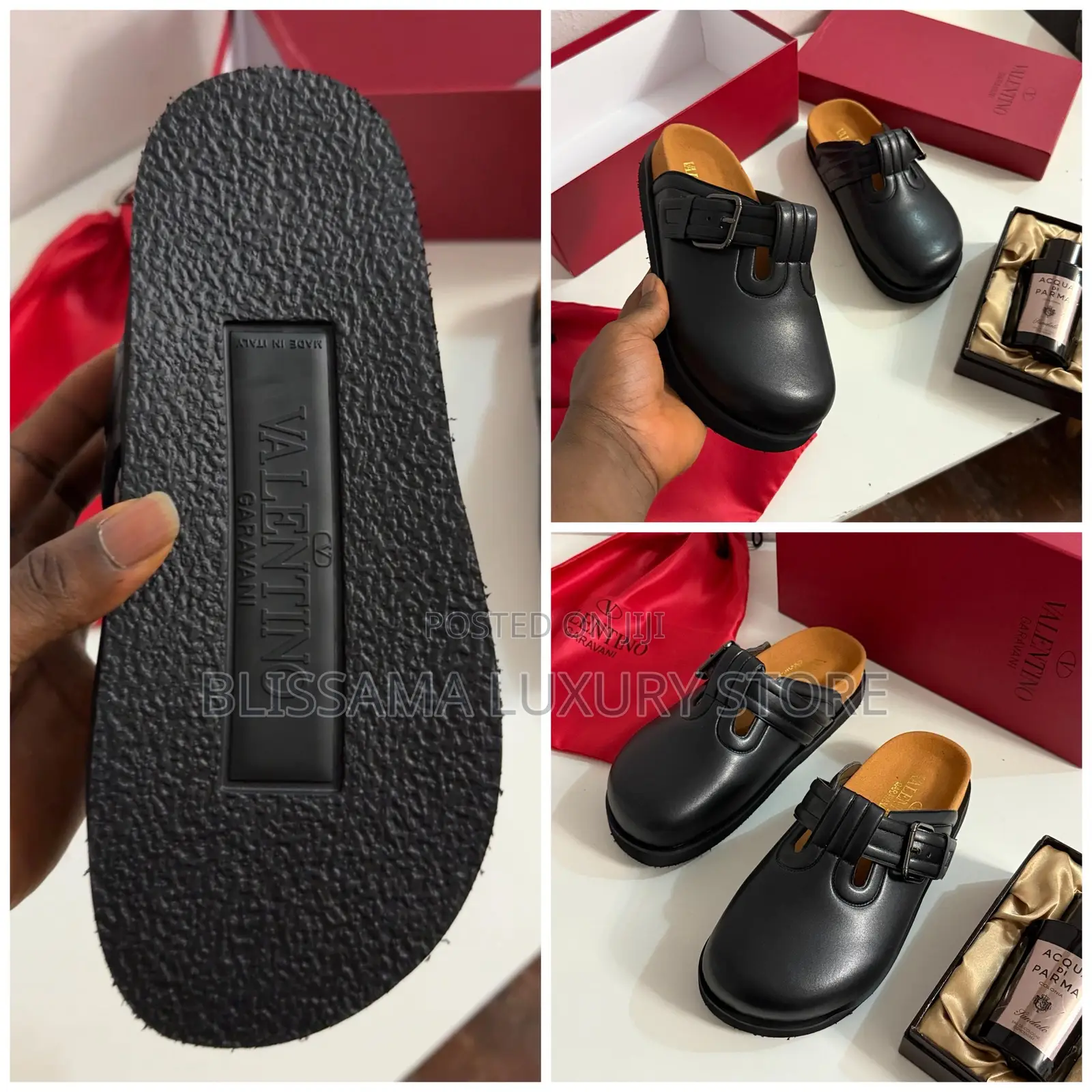 Valentine Garavani Premium Luxury Leather Mules