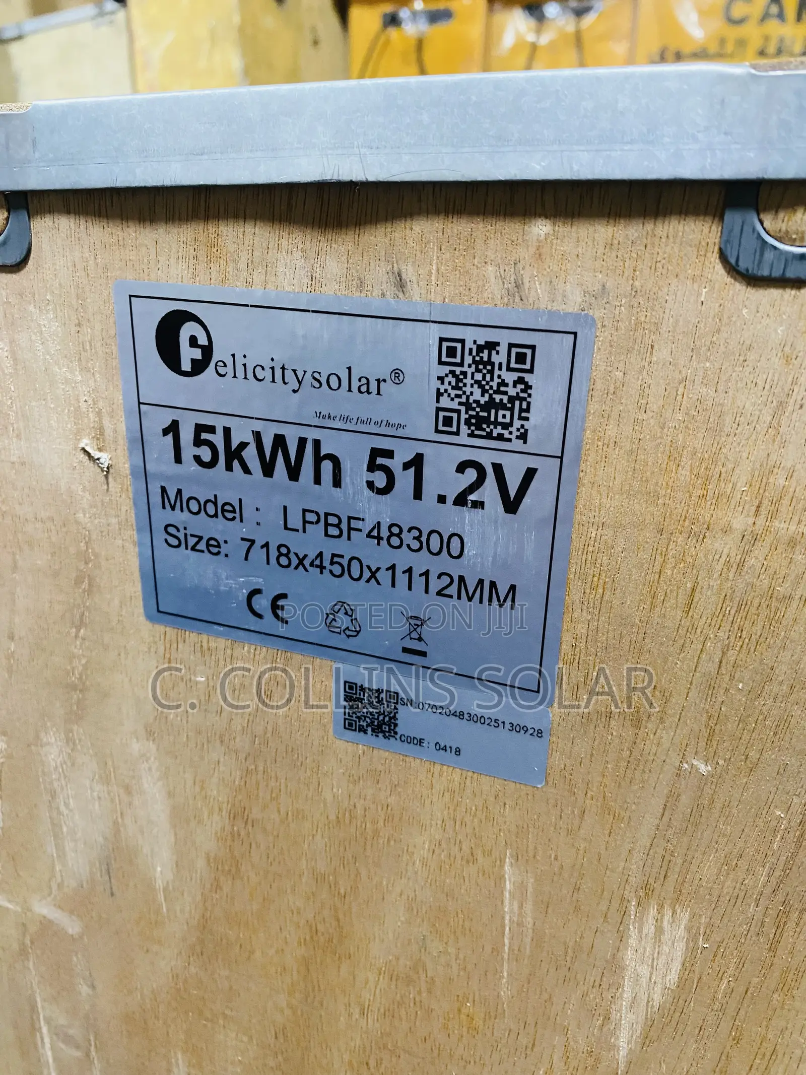 15kwh 48v Felicity Lithium Ion Battery