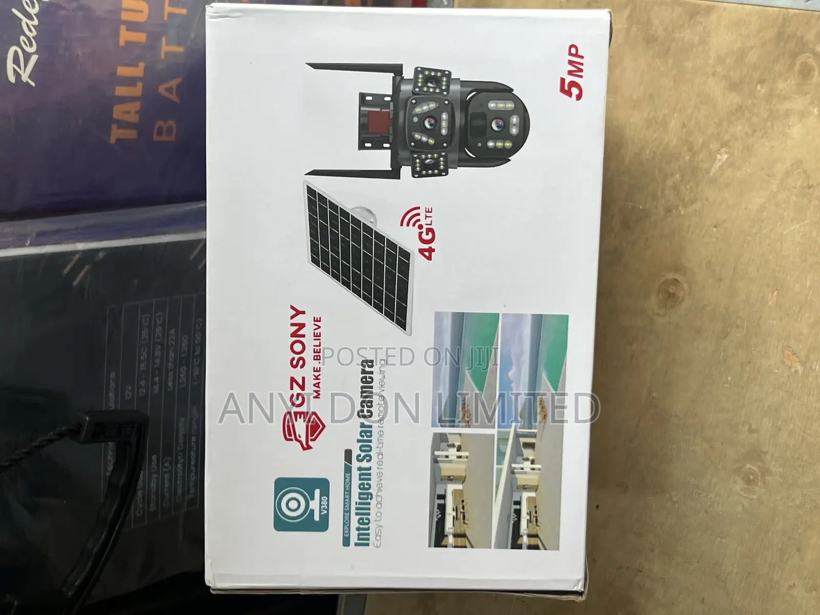 V380 CCTV Camera With 360 Rotating Lenses