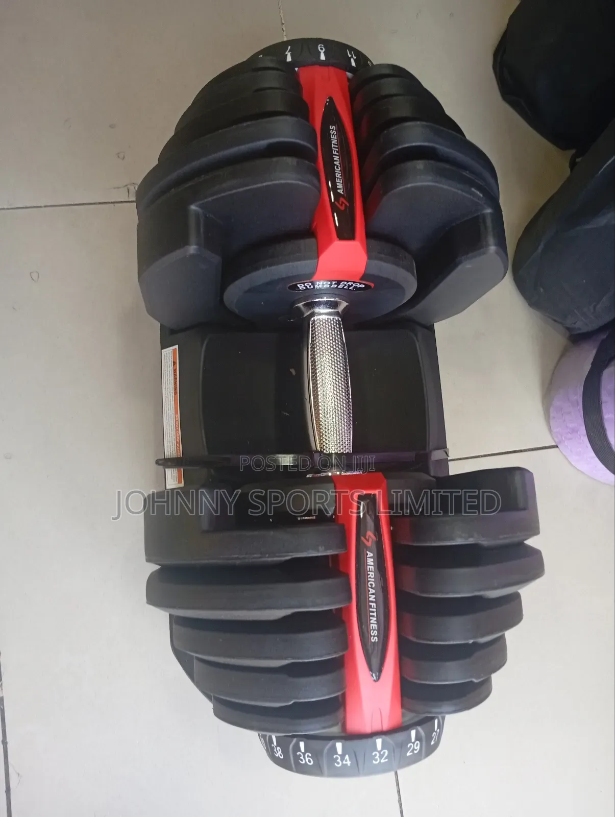 American Fitness Adjustable Dumbbell