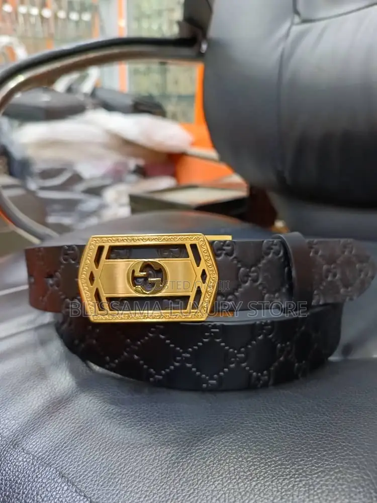 Original Leather Designer Men Waist Belts