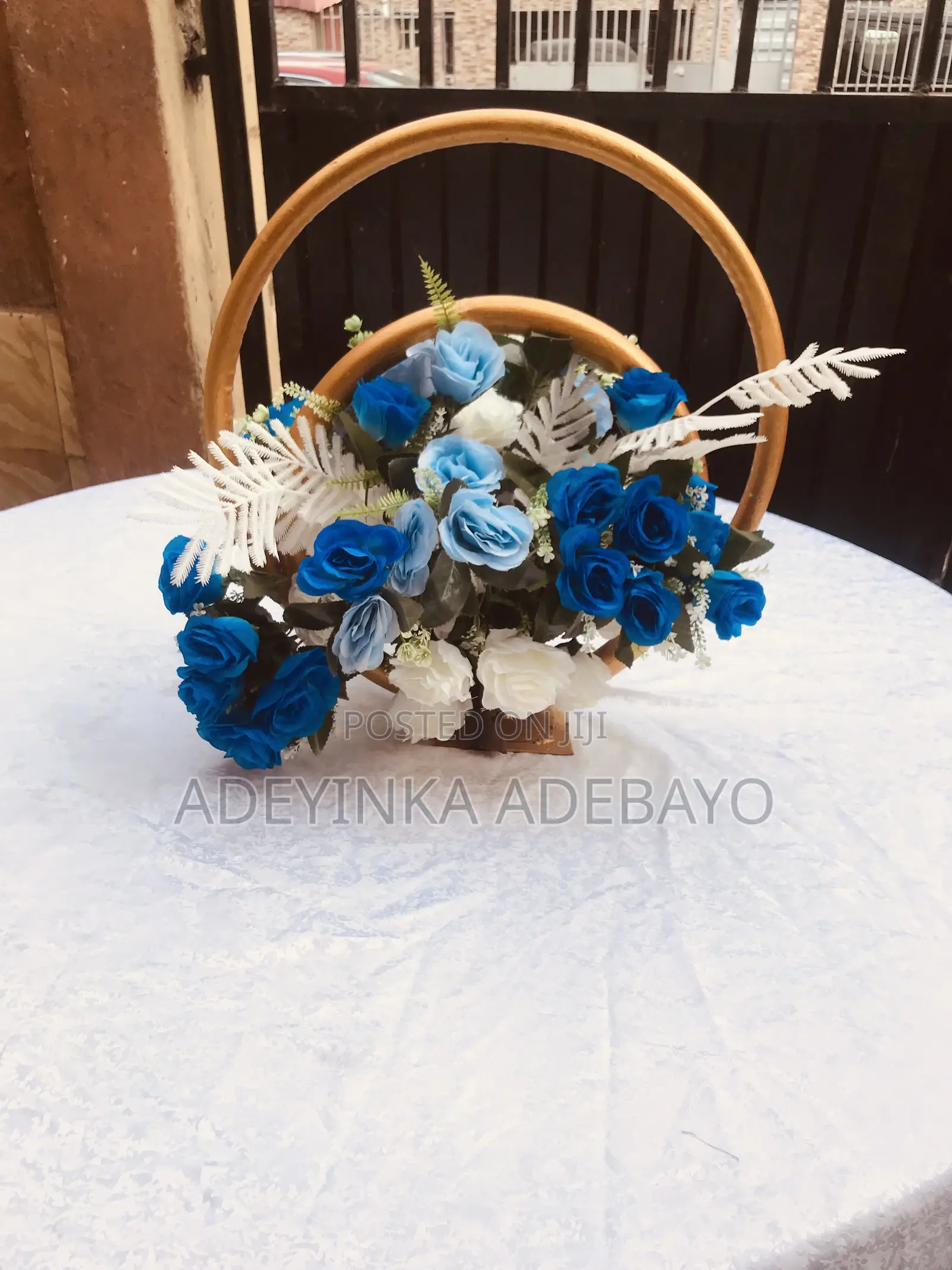 Double Ring Centerpiece for Rent