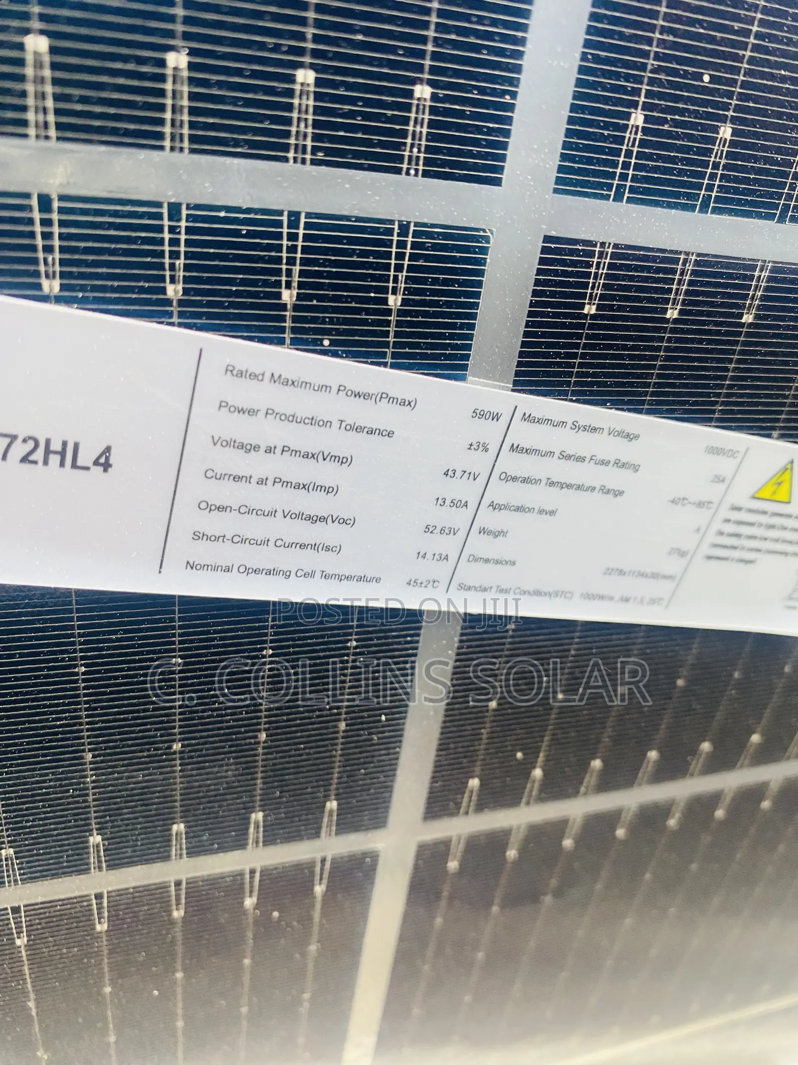 590w Solar Panel Available