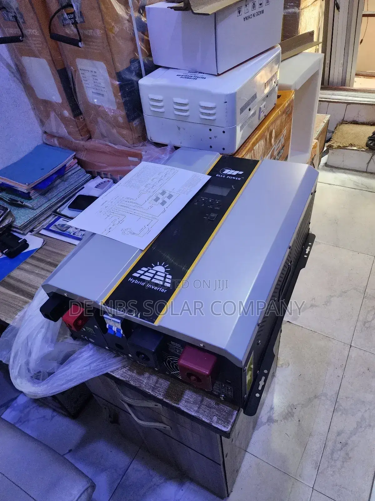 15kva 48v Blue Power Hybrid Solar Inverter With 120a MPPT