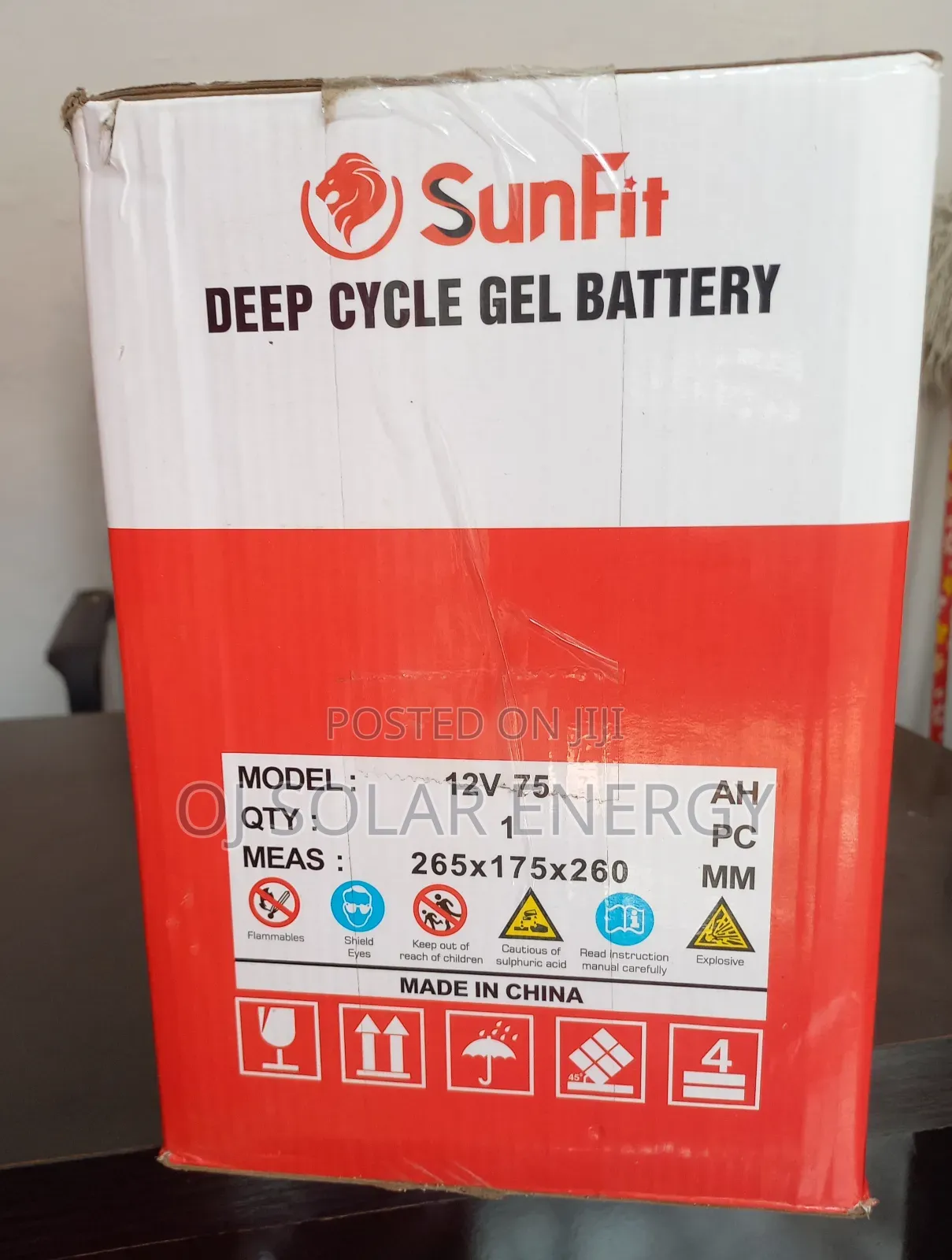 Sunfit Solar Gel Battery
