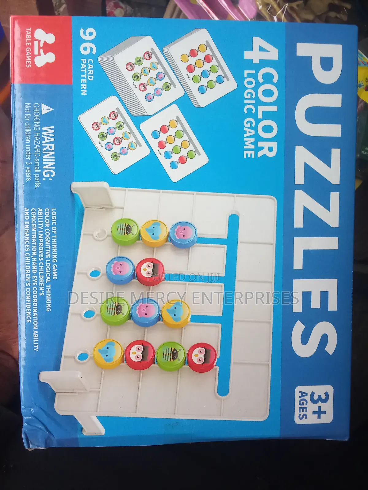 4 Color Logic Game Puzzle