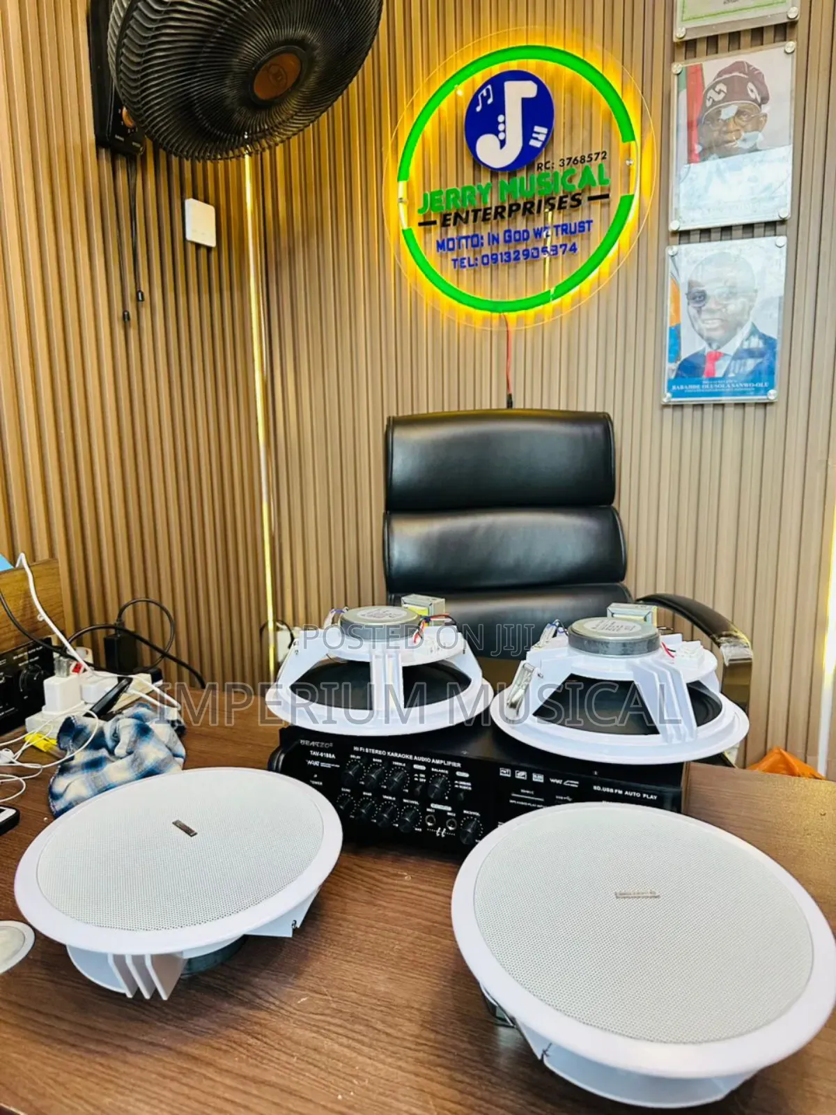Complete Setup Ceiling/Pop Ceiling Speaker