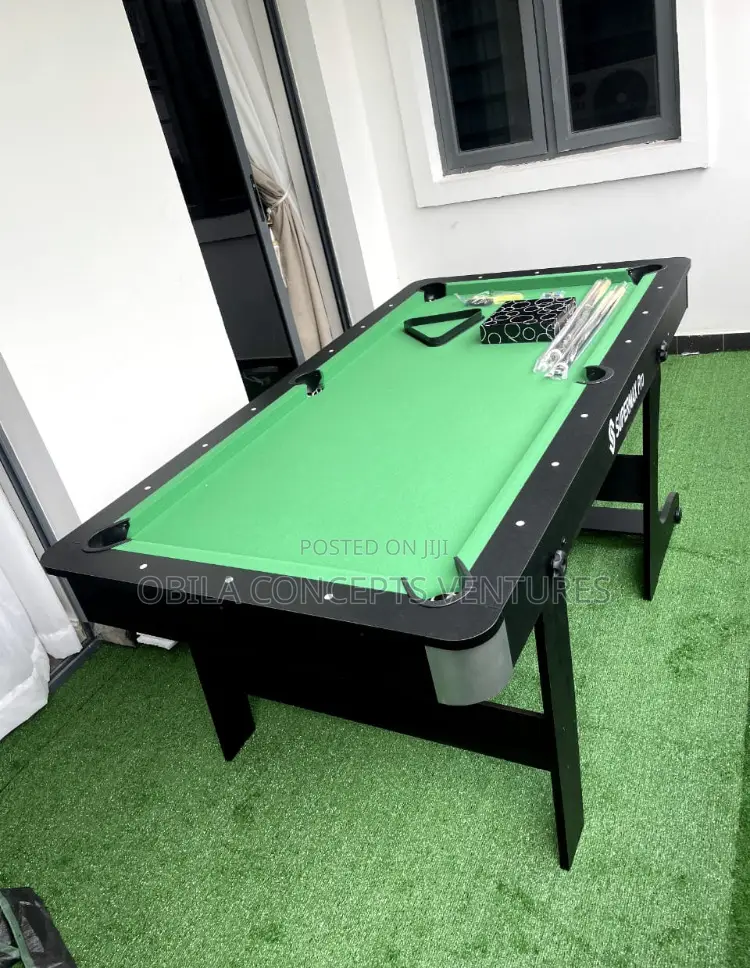 Home Decor 6ft Foldable Indoor Poor Table + Accessories
