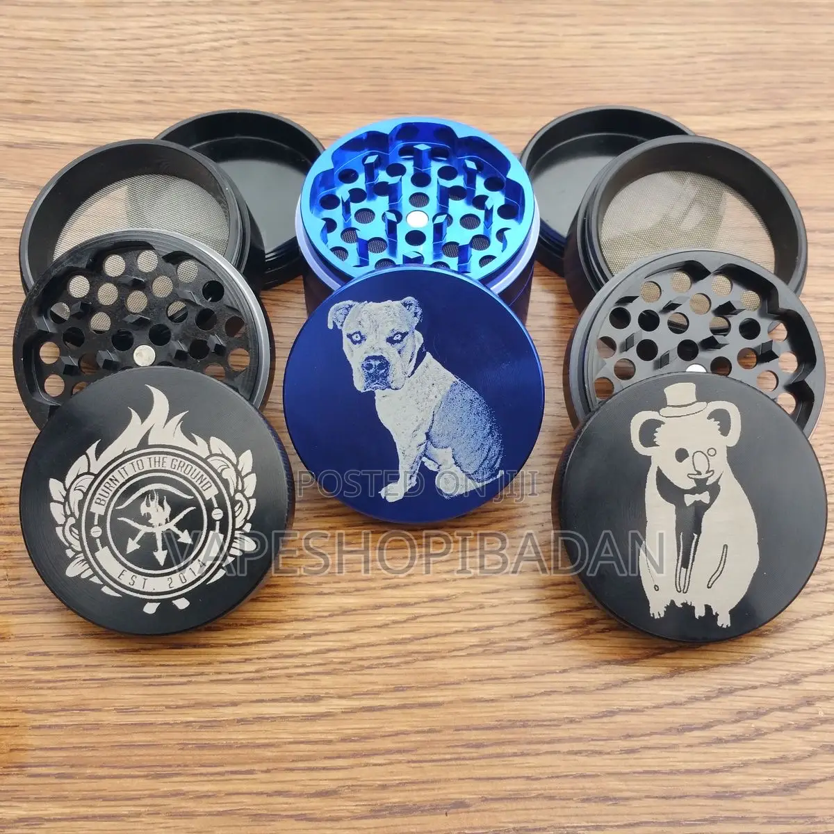 Metal Herb Grinder 4-Layers Spice Crusher