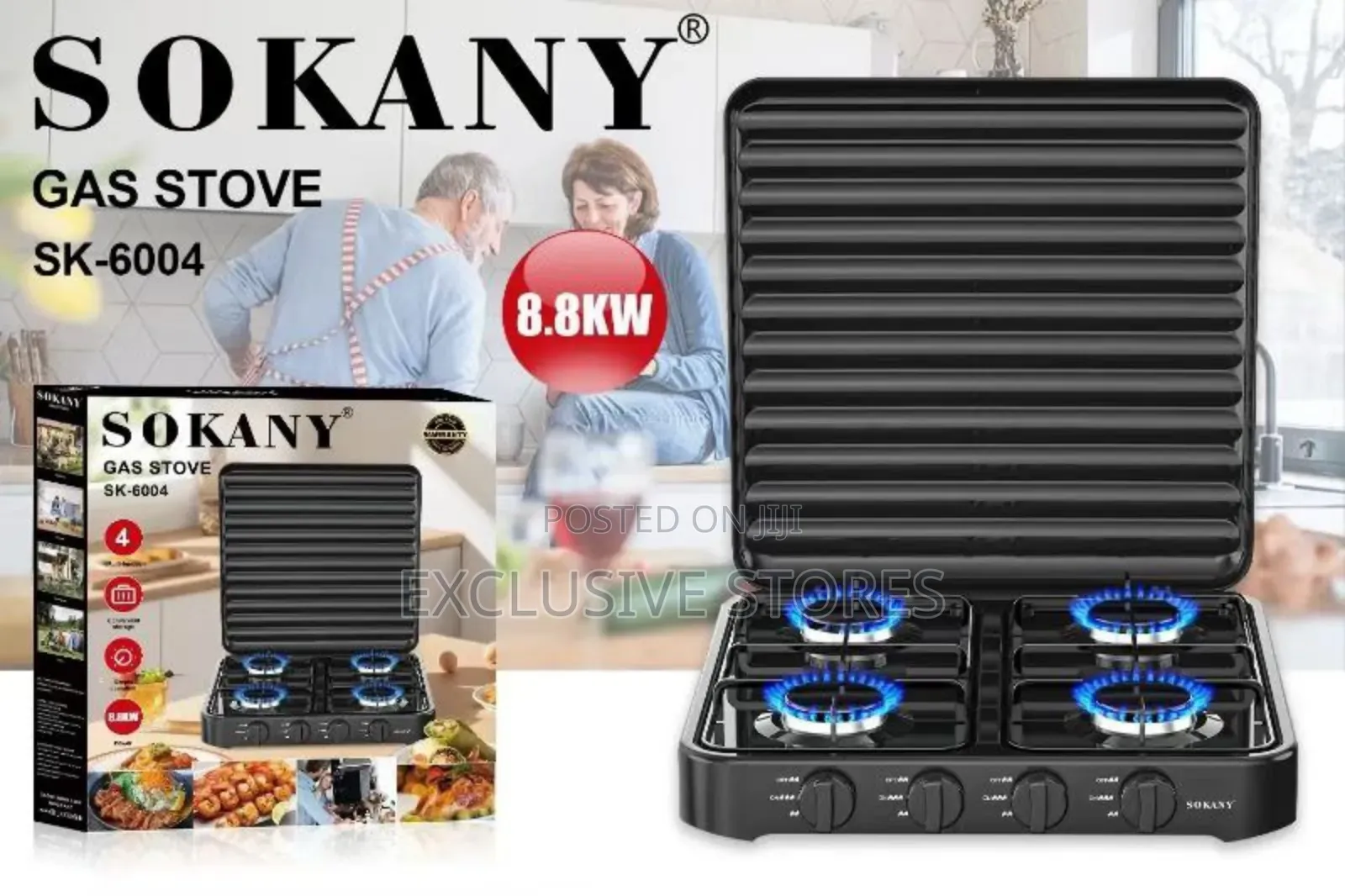 4 Burner Sokany Gas Stove
