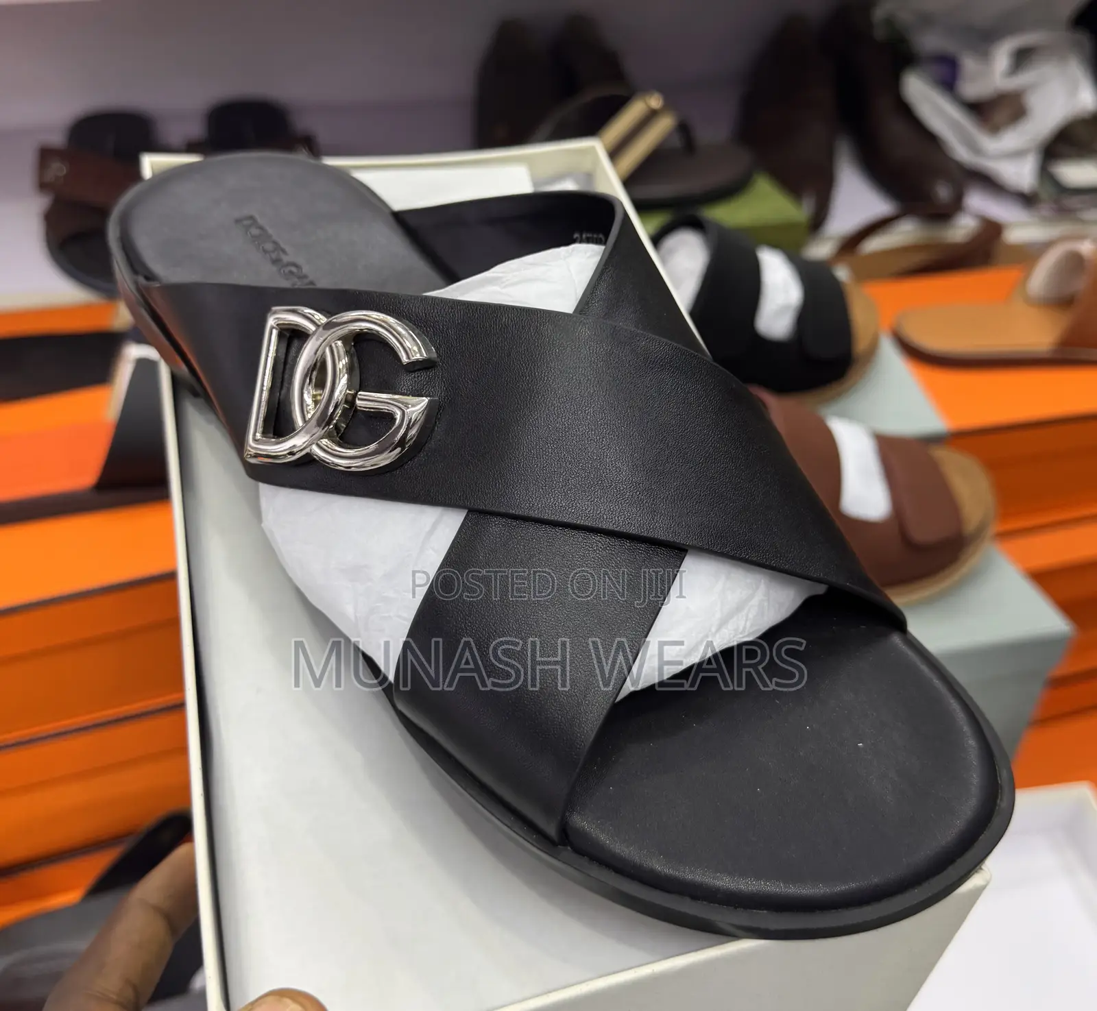 D G Calfskin Leather Palm