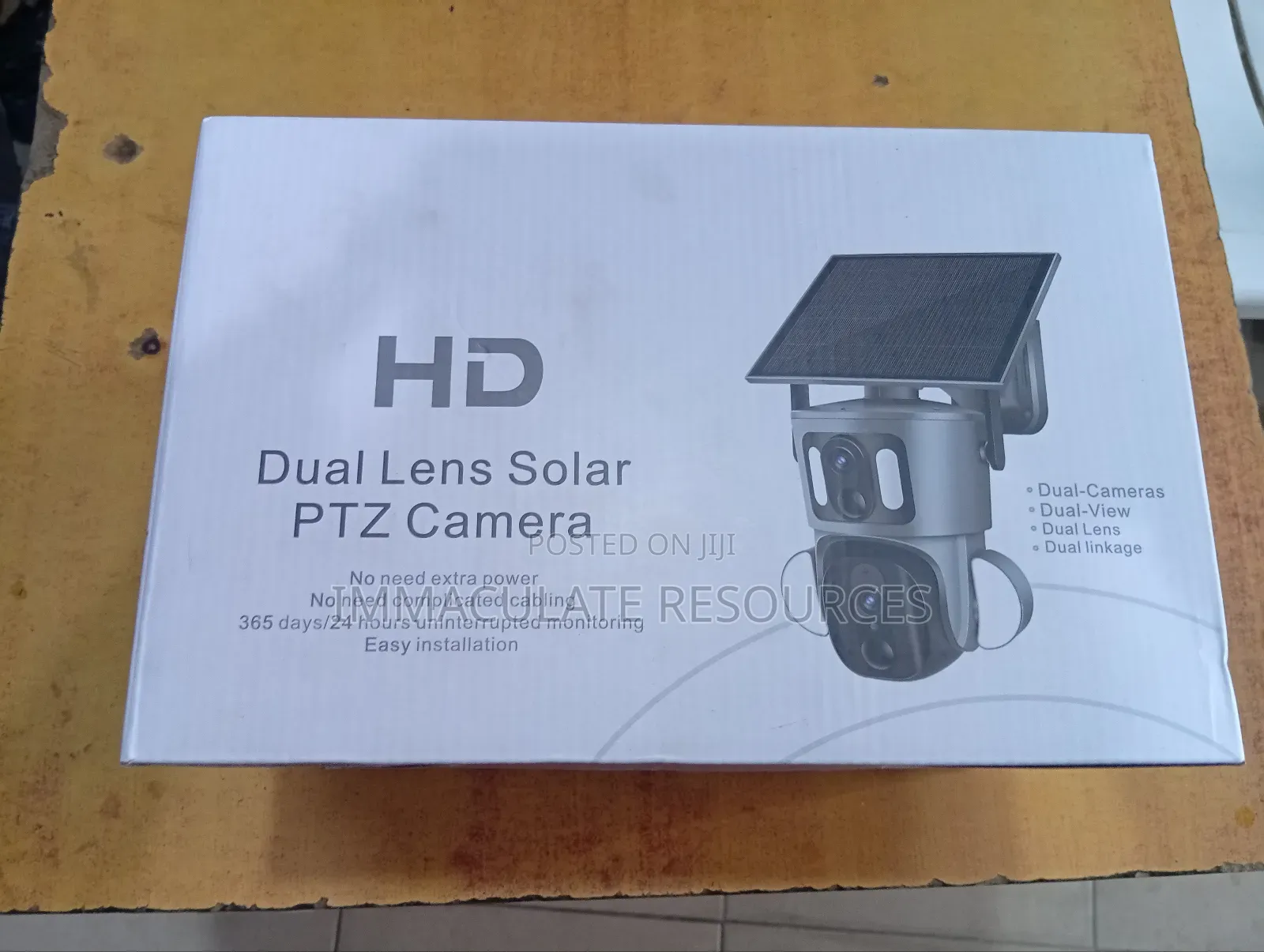 Dual Lens Solar PTZ Camera 6mp Ubox