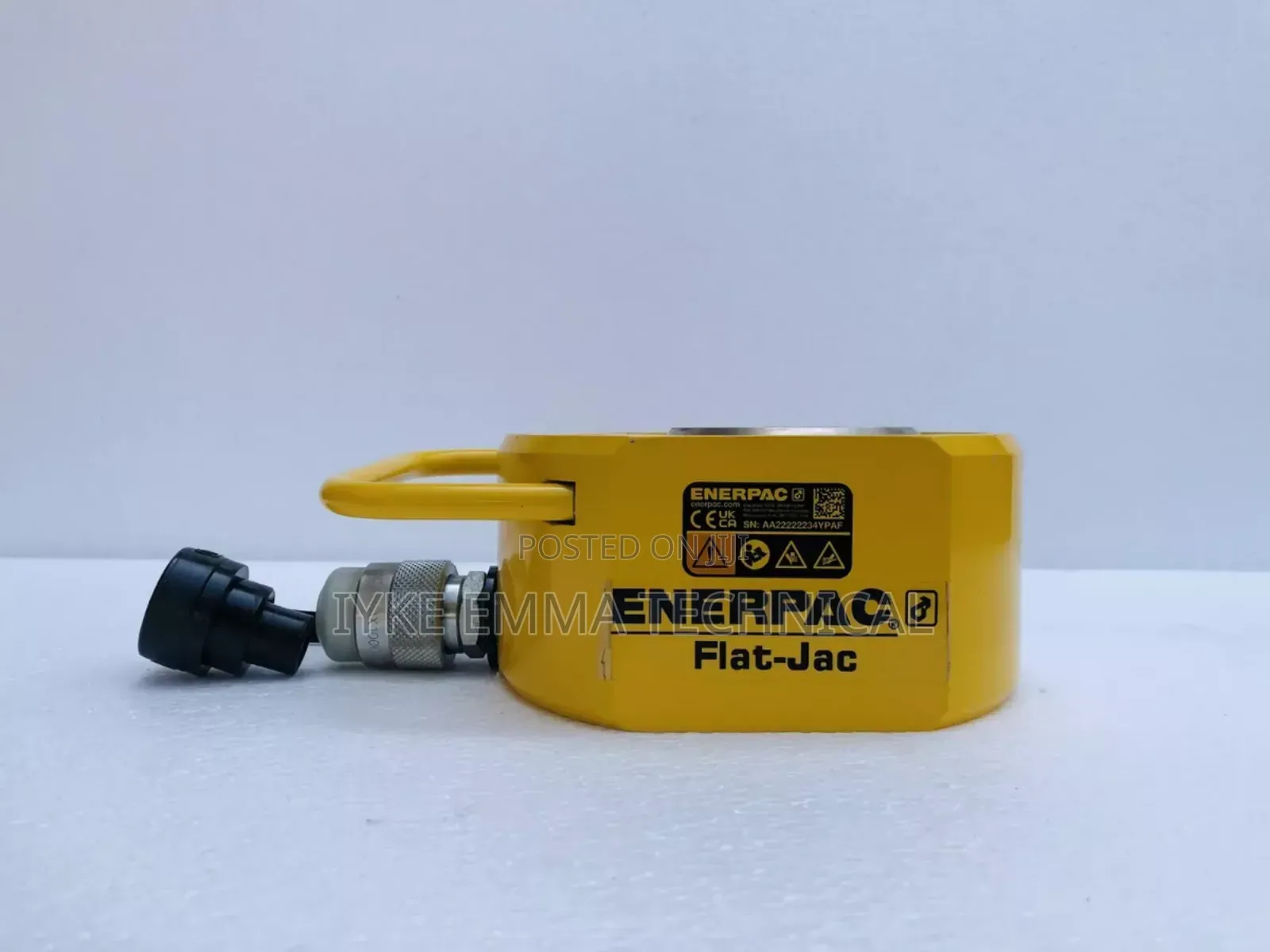 Enerpac RSM Low Profile Hydraulic Cylinder Flat Jac 75 Tons