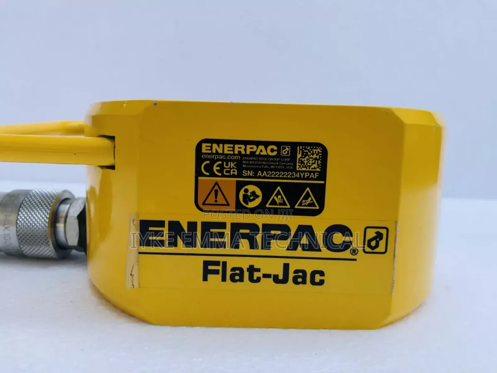 Enerpac RSM Low Profile Hydraulic Cylinder Flat Jac 75 Tons