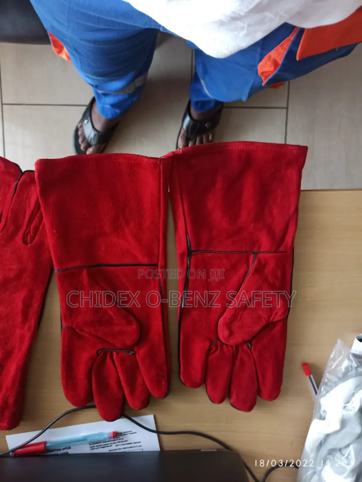 14" Welders Hand Glove