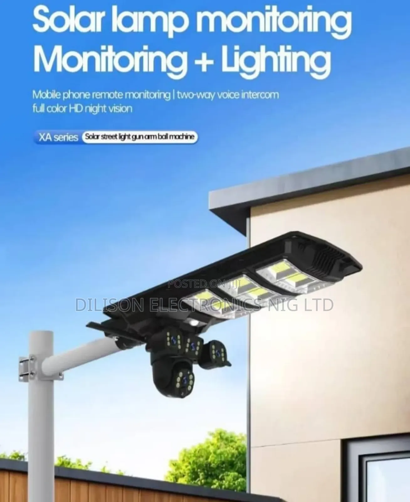 All in One Ai Intelligent Solar Street Light Camera