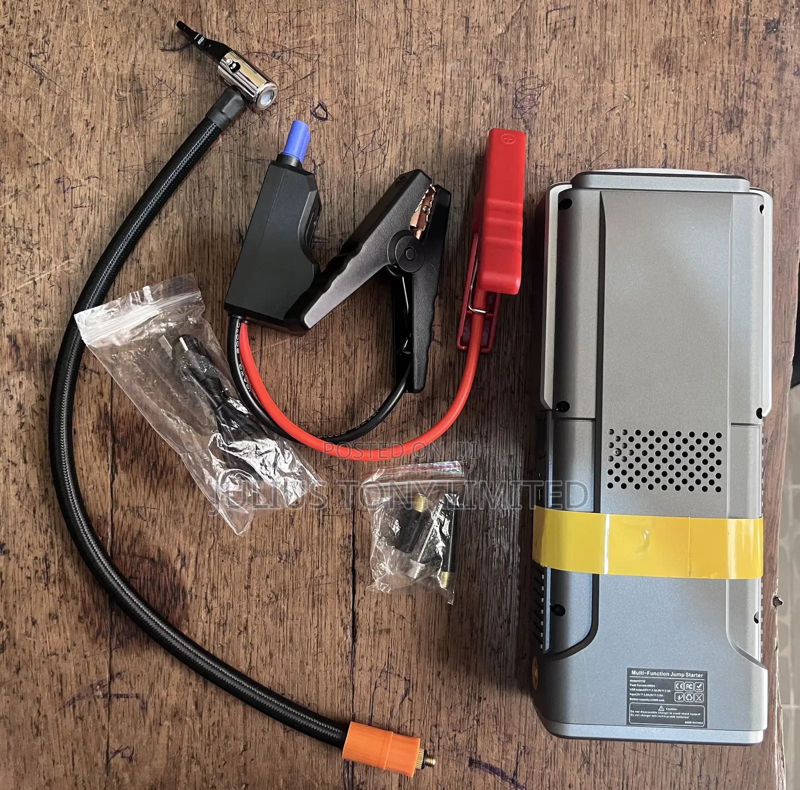 Quality Car Air Pump and Jump Starter Powerbank 24000mah