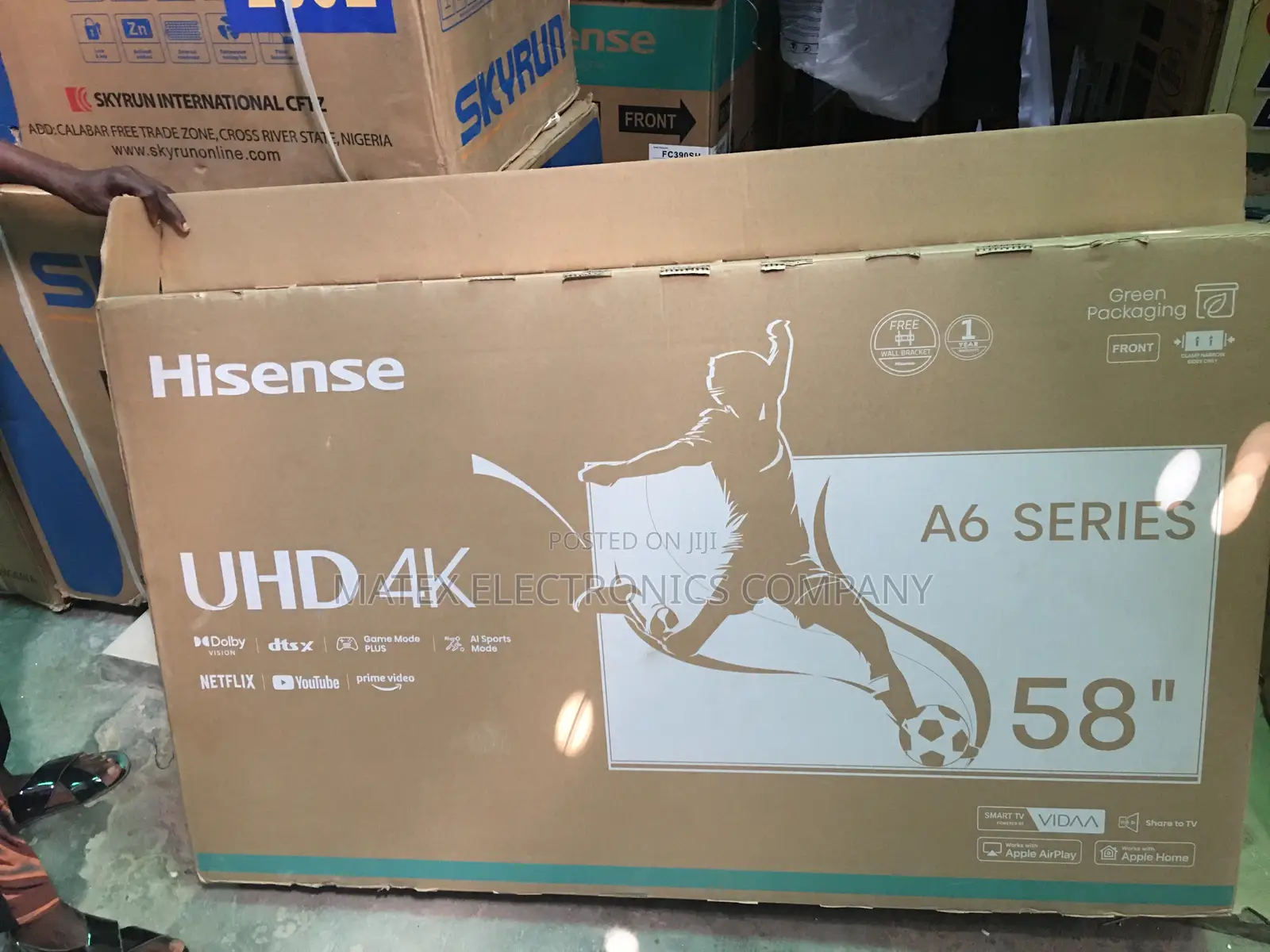 Original Hisense Smart Television 58incles