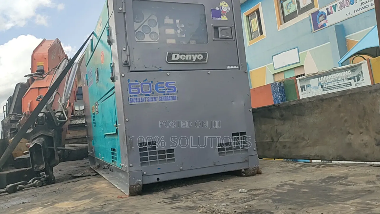 60kva Denyo Japan Sound Proof Generator for Sale