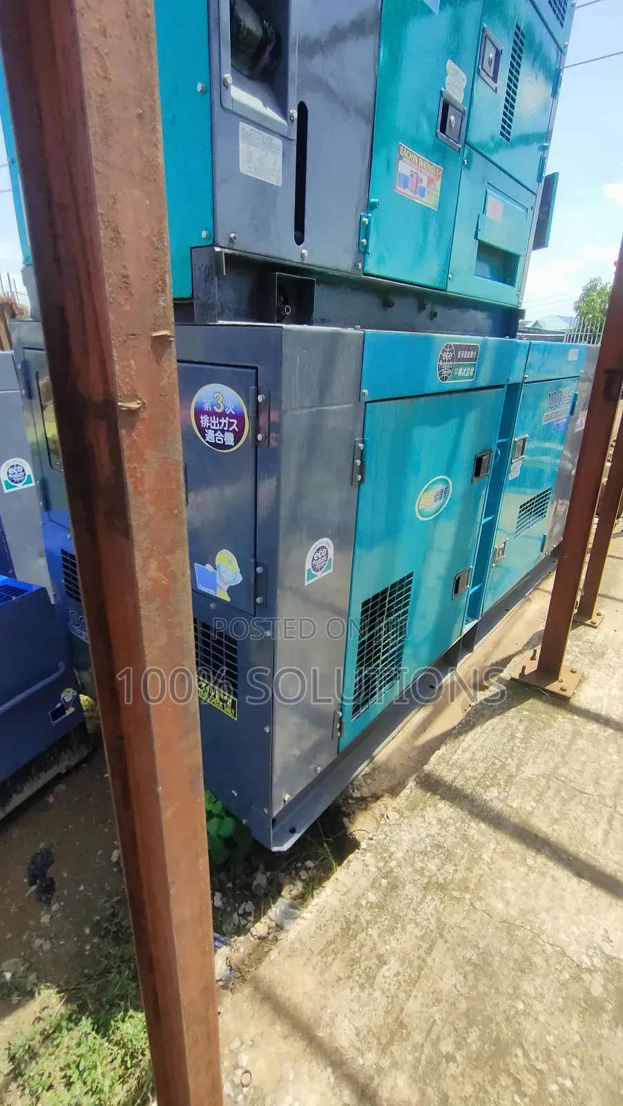 100kva Denyo Japan Sound Proof Generator for Sale