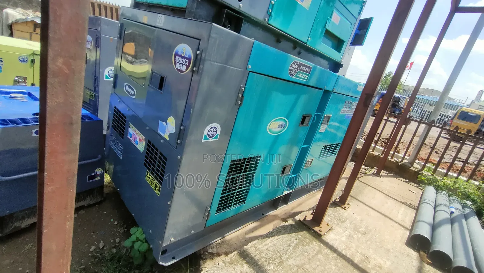 100kva Denyo Japan Sound Proof Generator for Sale