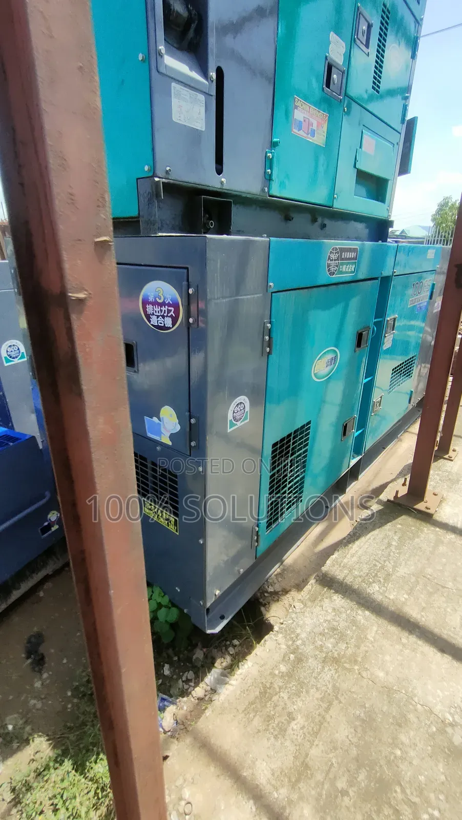 100kva Denyo Japan Sound Proof Generator for Sale