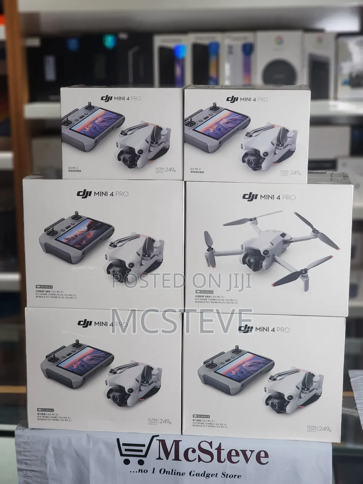 Dji Mini 4 Pro Drone With Rc 2 Controller