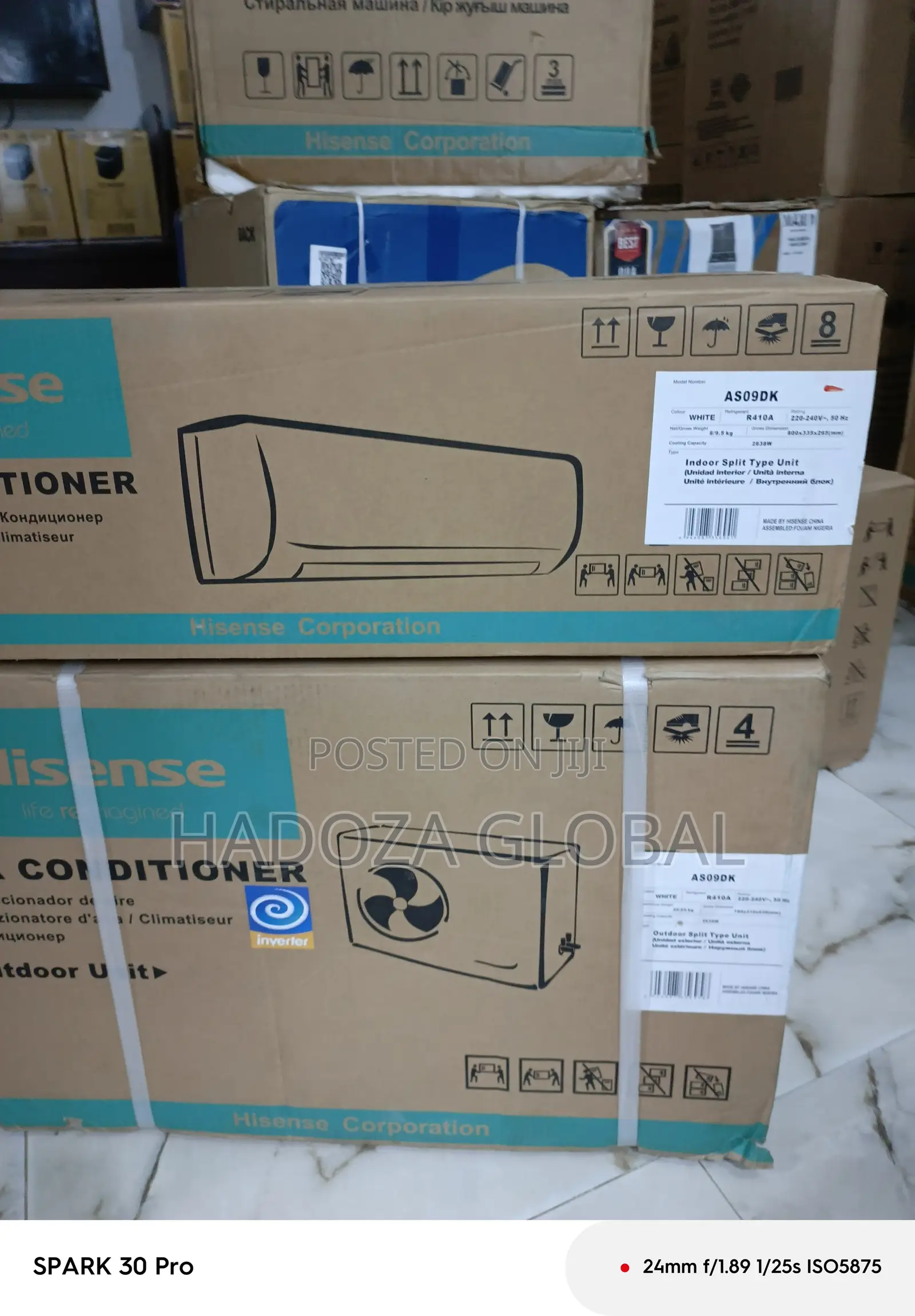 Copper Coil Inverter - Hisense 1hp Ac - As09dk Model