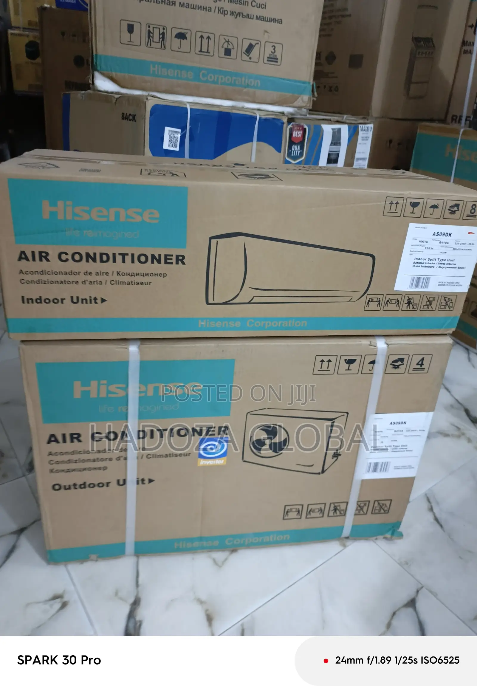 Home Inverter Split Unit - Hisense 1hp Ac - As09dk