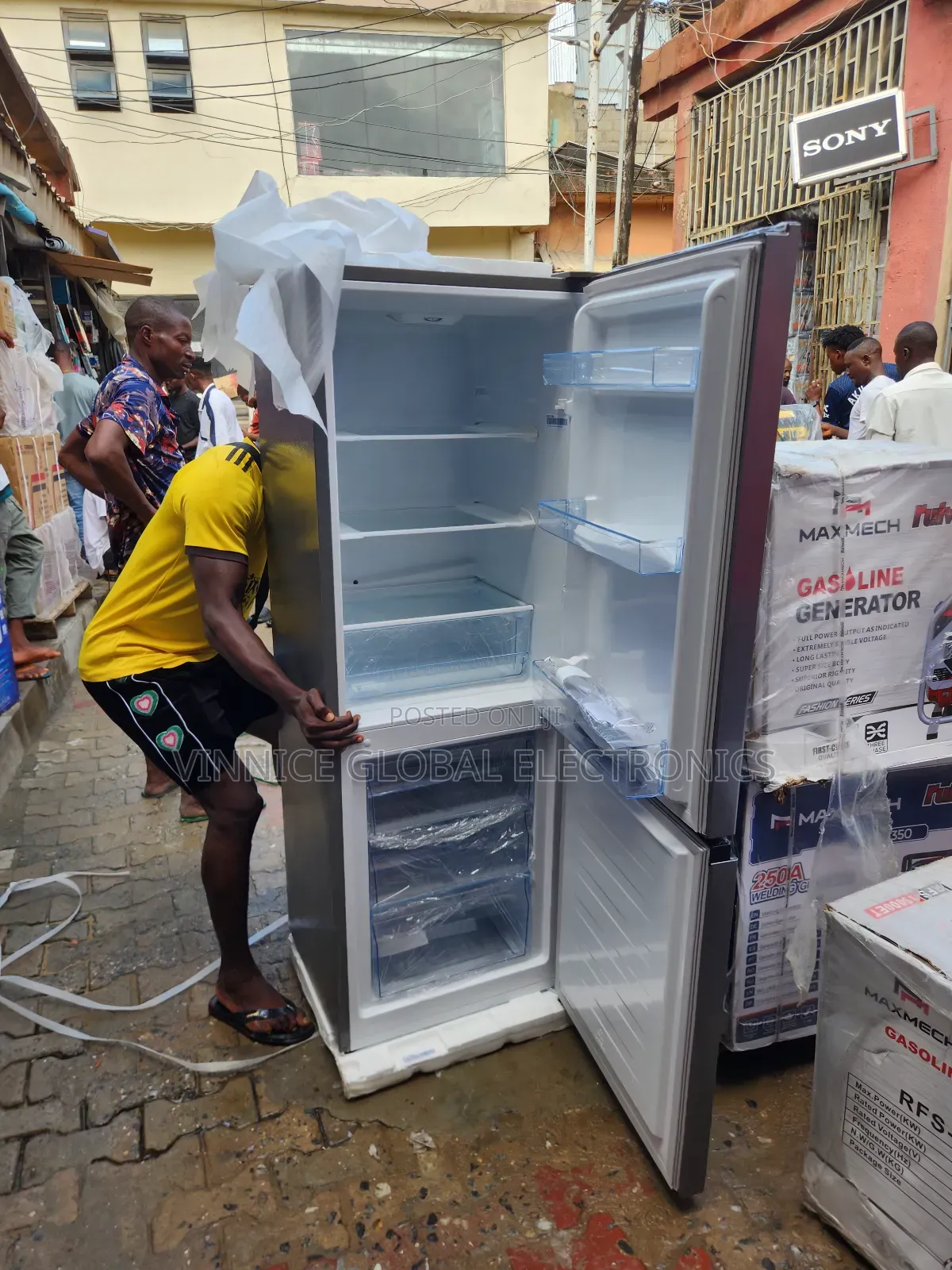 Hisense Double Door Bottom Freezer Refrigerator R600 Gas