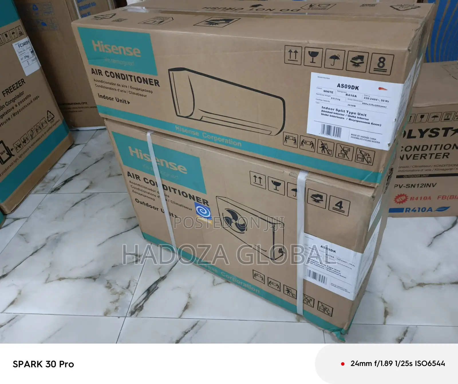 Wall Air Conditioner - 1hp Inverter Based - Hisense - As09dk