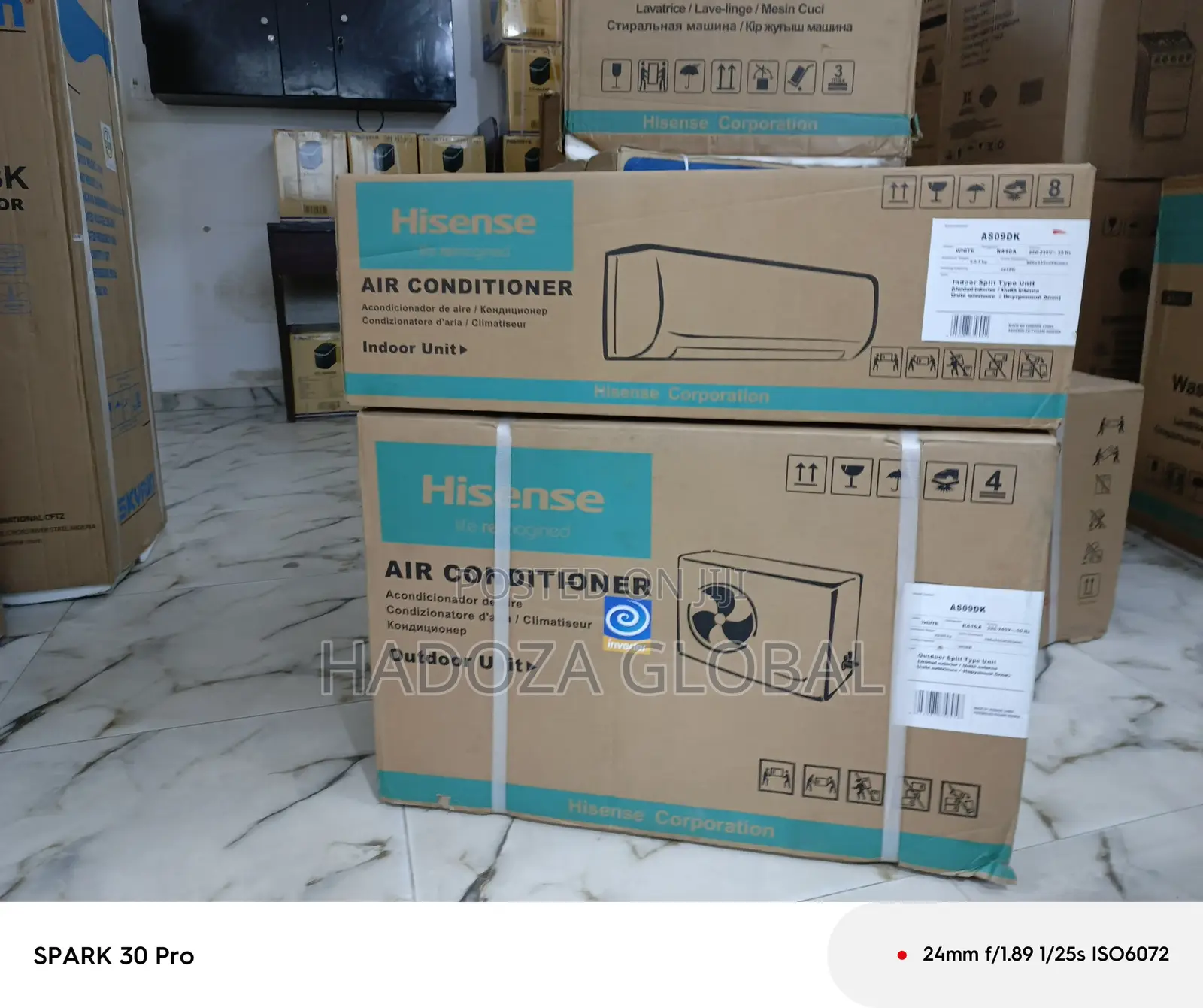 Stay Cool With 1hp Inverter Copper Ac - Hisense - As09dk