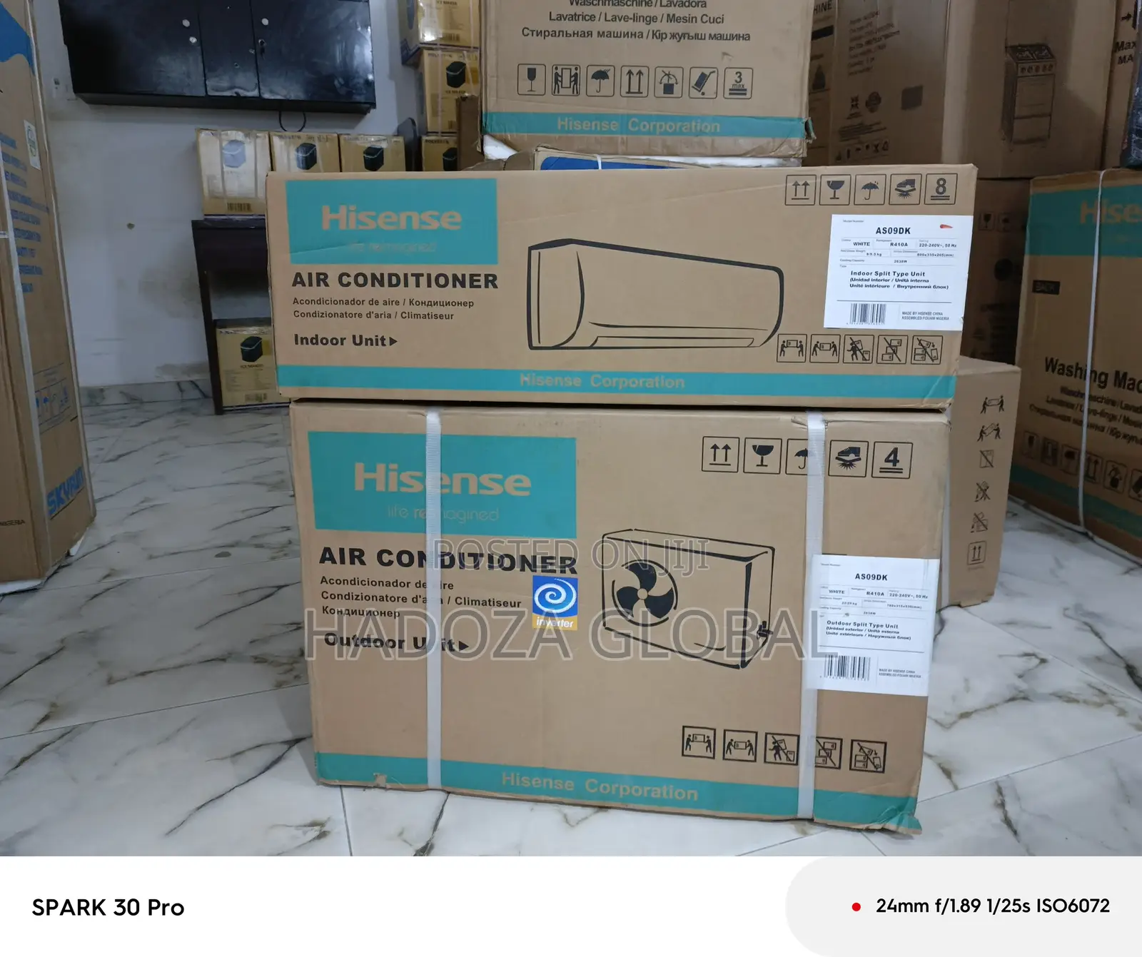 Easy Fit Wall Ac - Hisense Inverter 1hp - As09dk