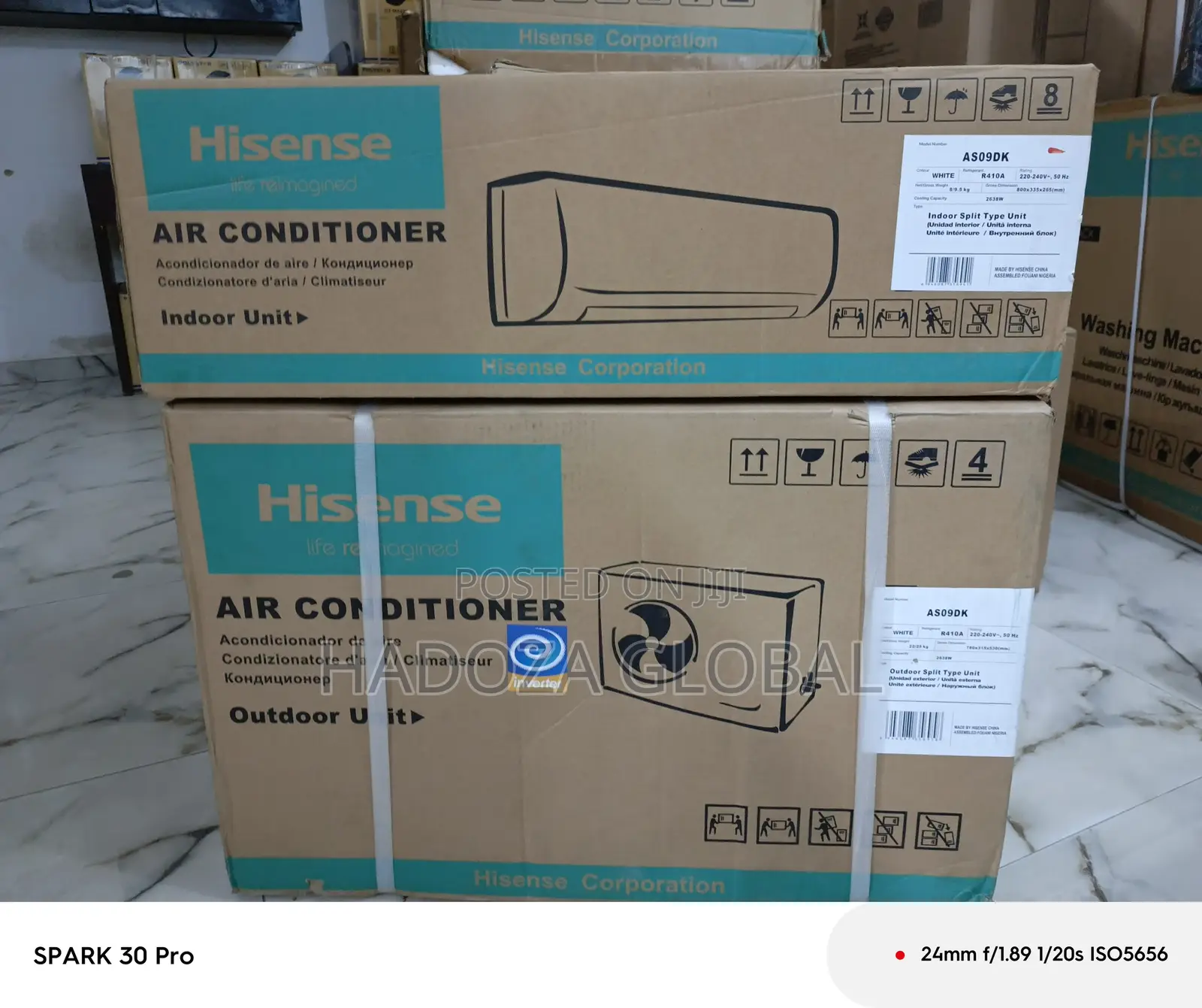Quick Chill Split Unit Inverter Ac - Hisense 1hp - As09dk