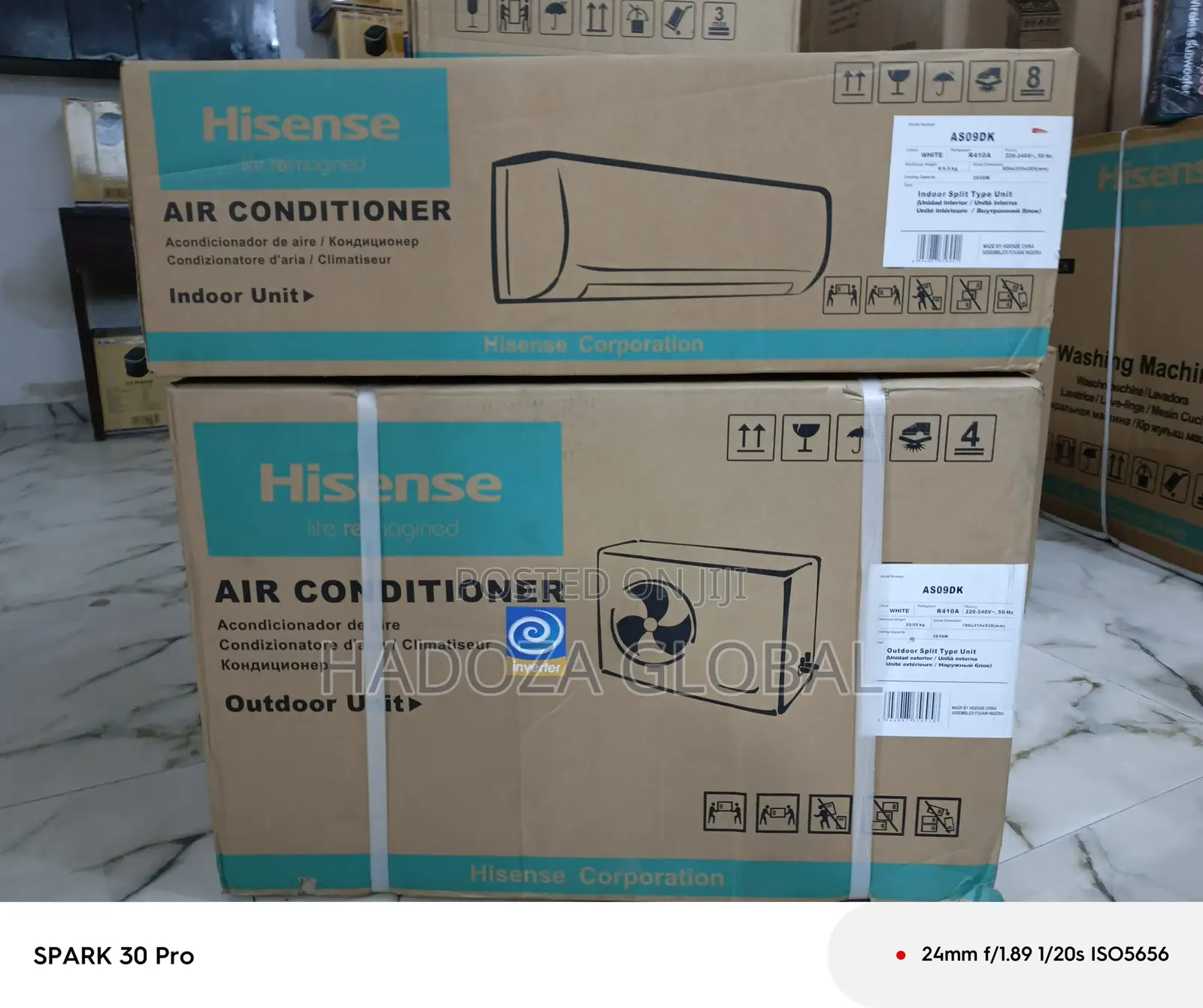 Quick Chill Split Unit Inverter Ac - Hisense 1hp - As09dk