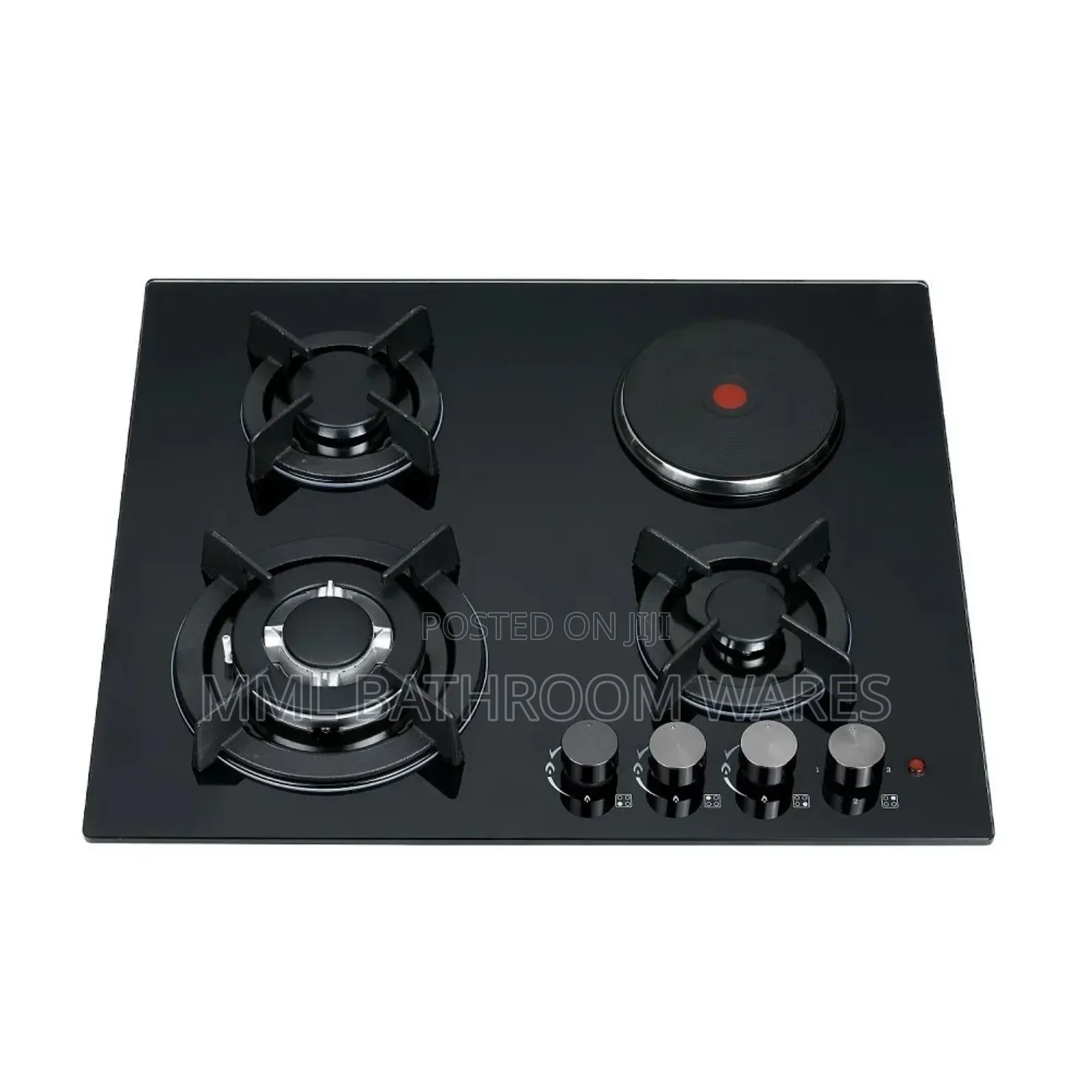 3 Burner +1 Hot Plate Built-in Cooker