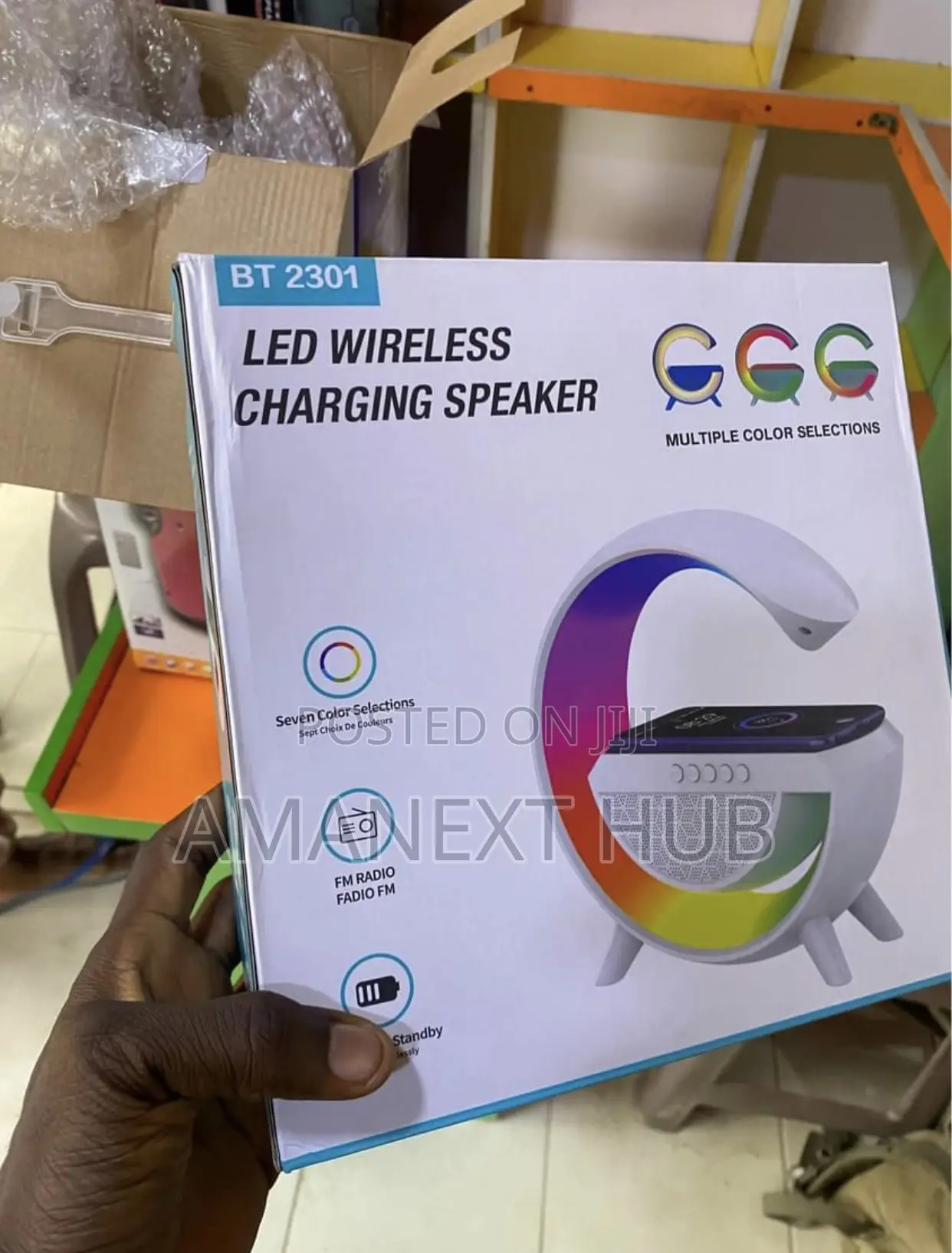 Wireless Bt Speaker With RGB Light