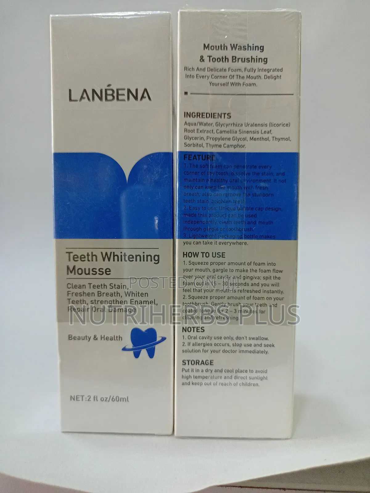 Lanbena Teeth Whitening and Strong Stains Remover (14,000)