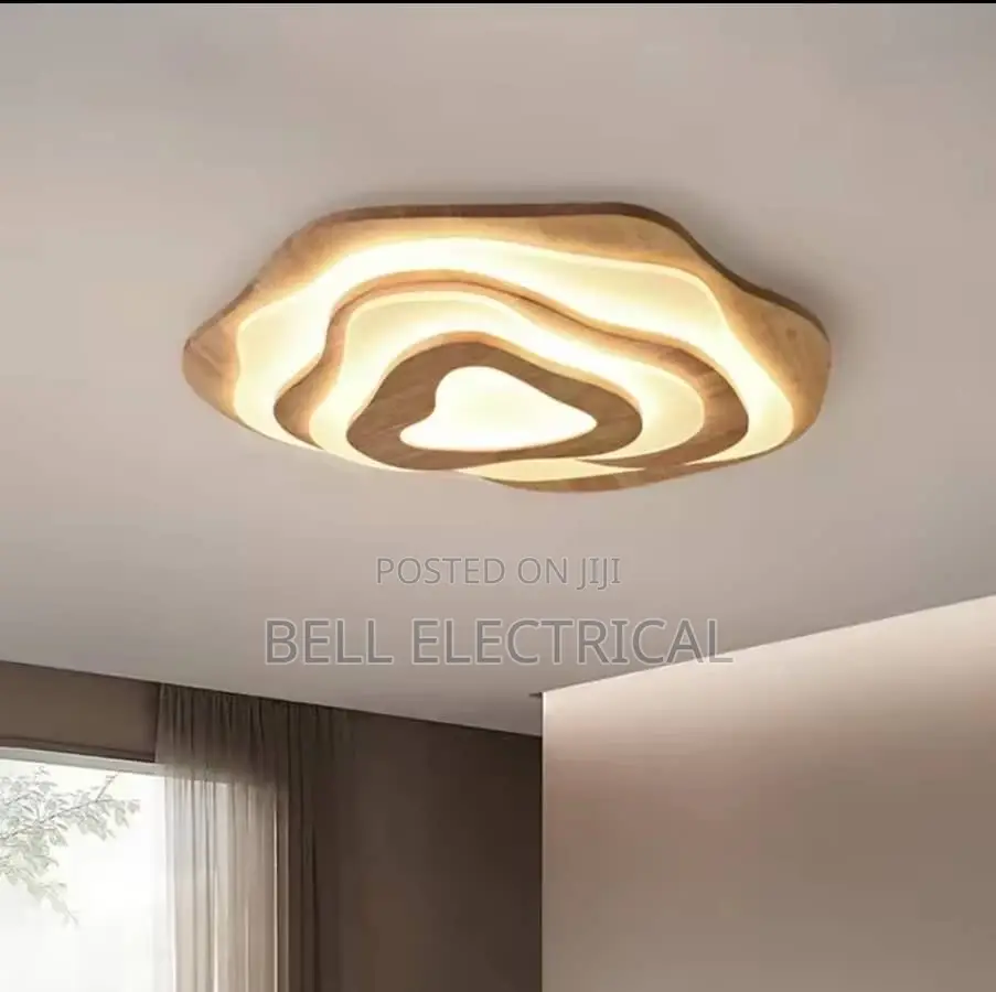 Nordic Wood Led Ceiling Lamp