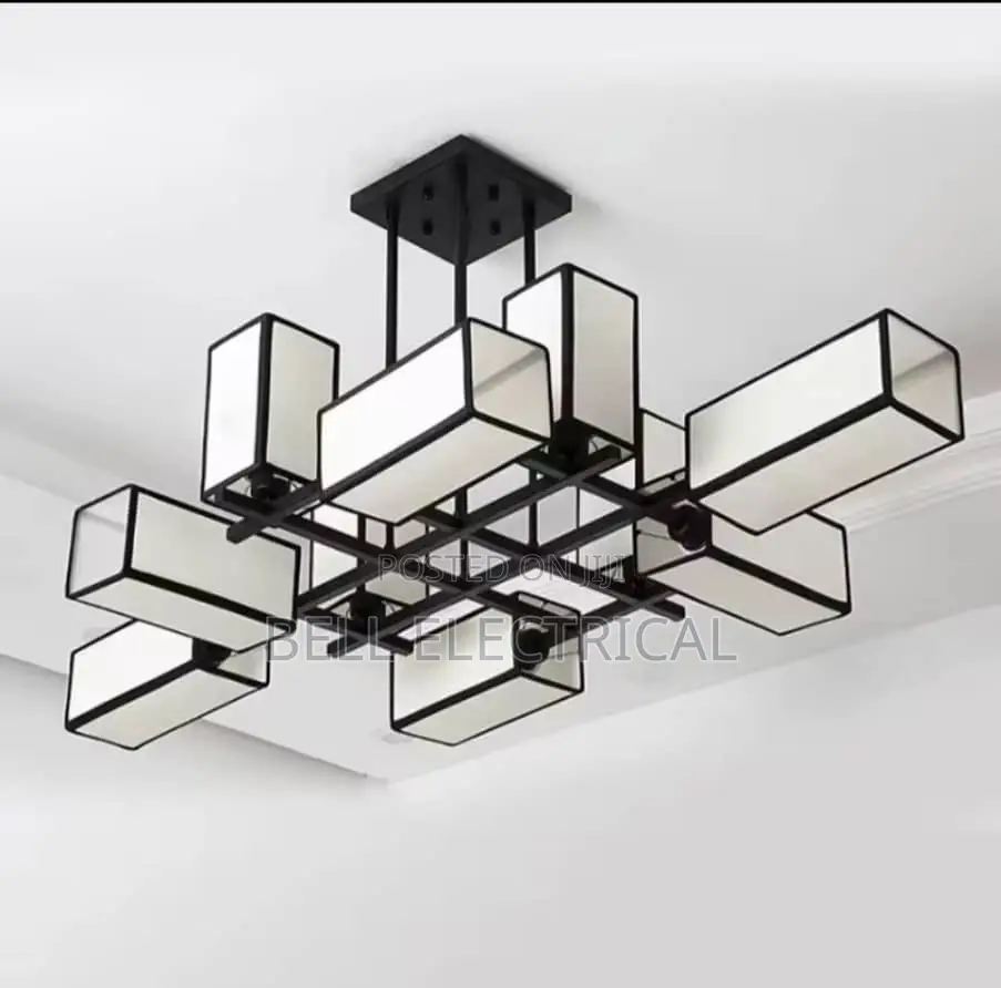 New Chinese Golden Hardware Living Room Led Chandelier