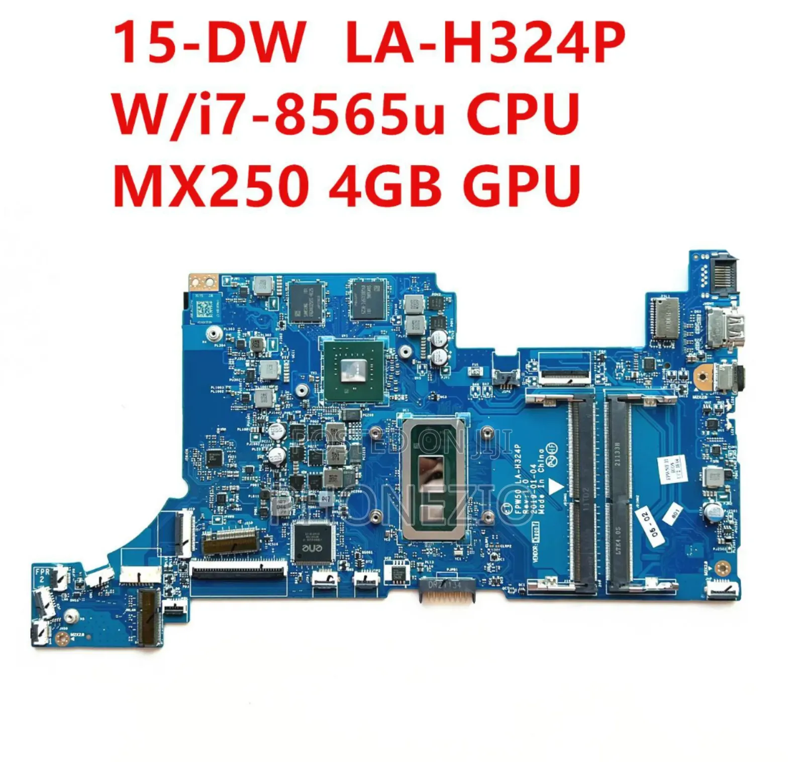 Hp 15-Dw 15s-Du 15s-Dr 15t-Dw Motherboard La-H324p