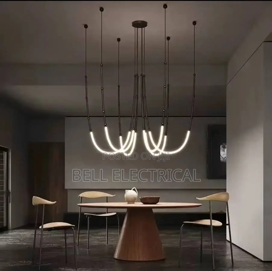 Nordic Modern Art Line Led Pendant Lights