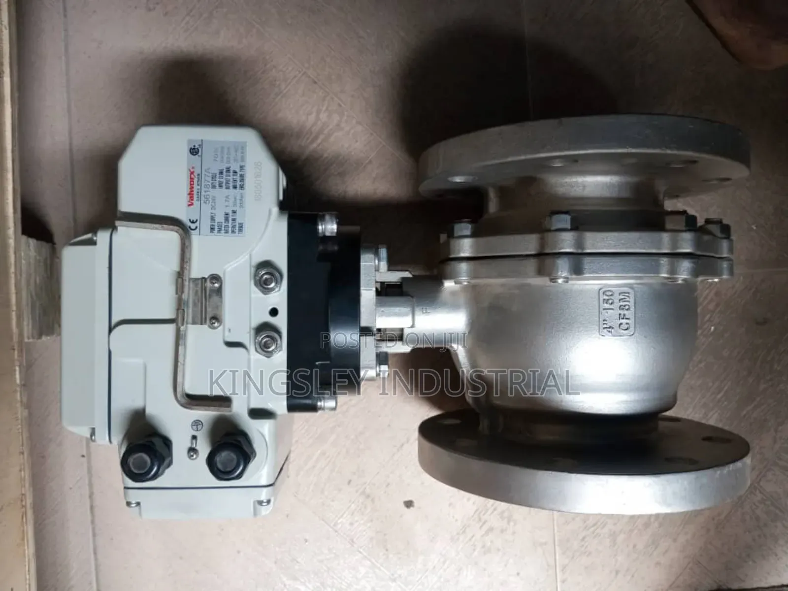 4inches Electric Actuator Valve With Flange Stainless 24v Dc